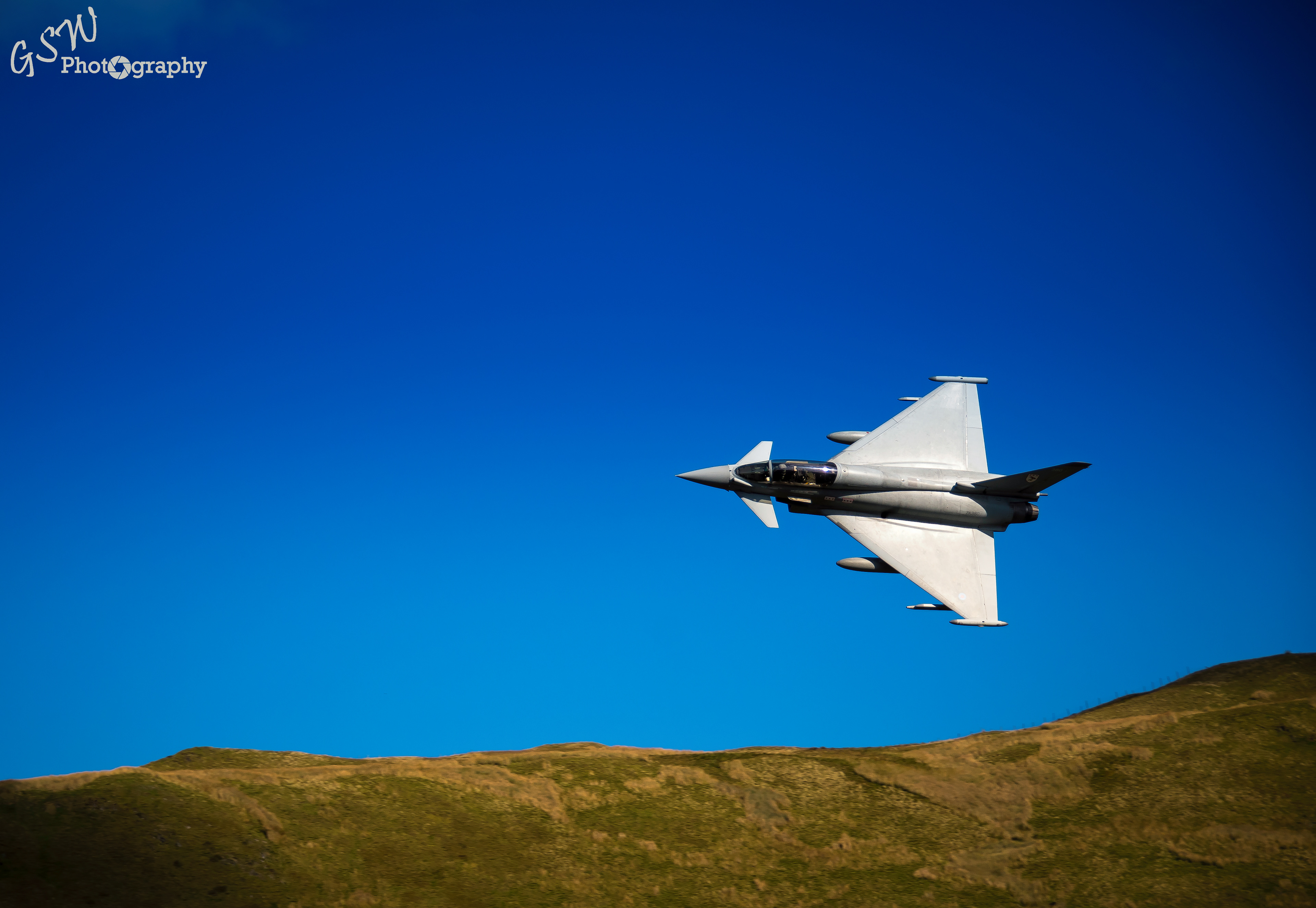 Eurofighter in Mach Loop, Wales