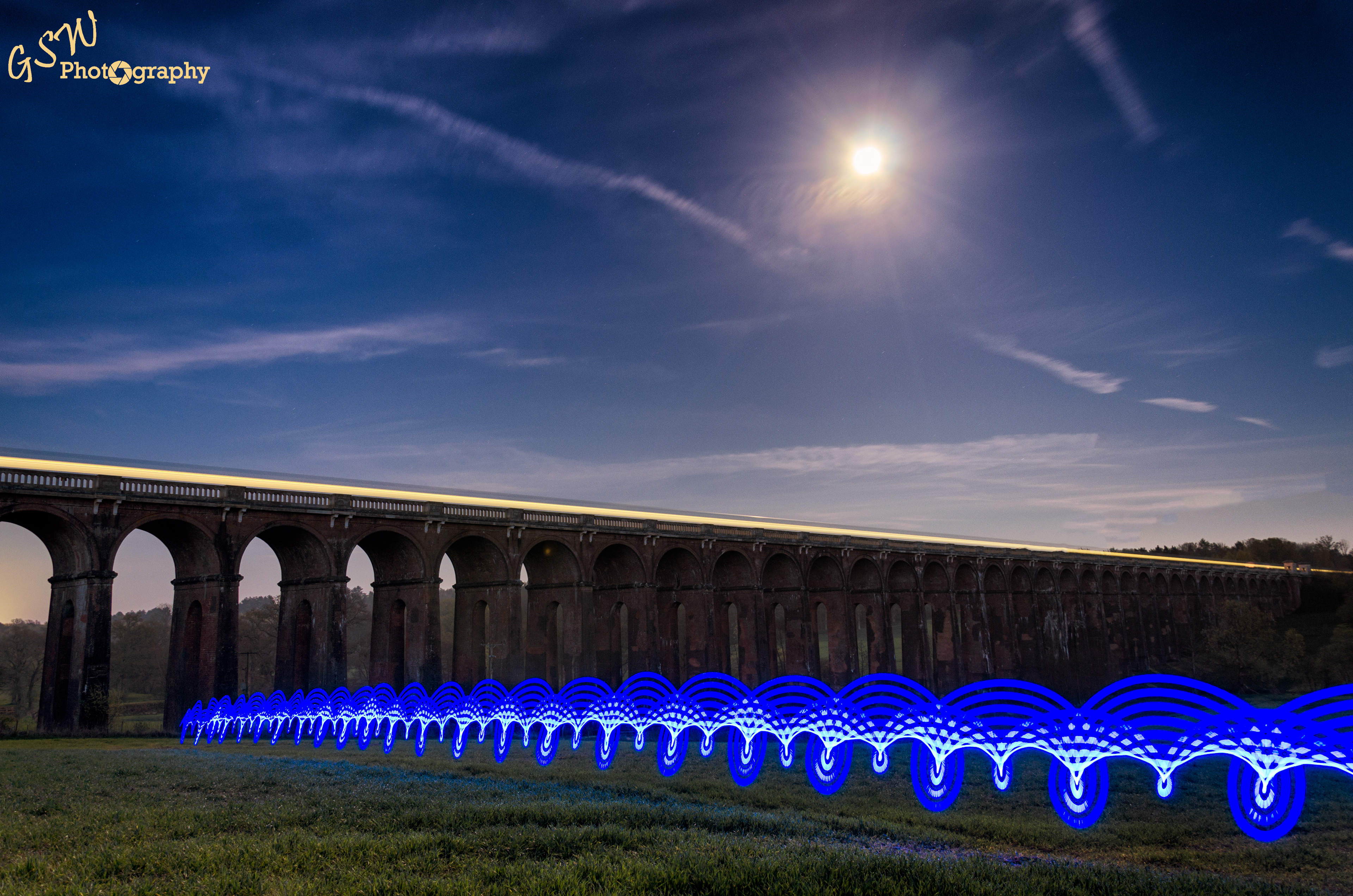 Lighting the Viaduct, Sussex