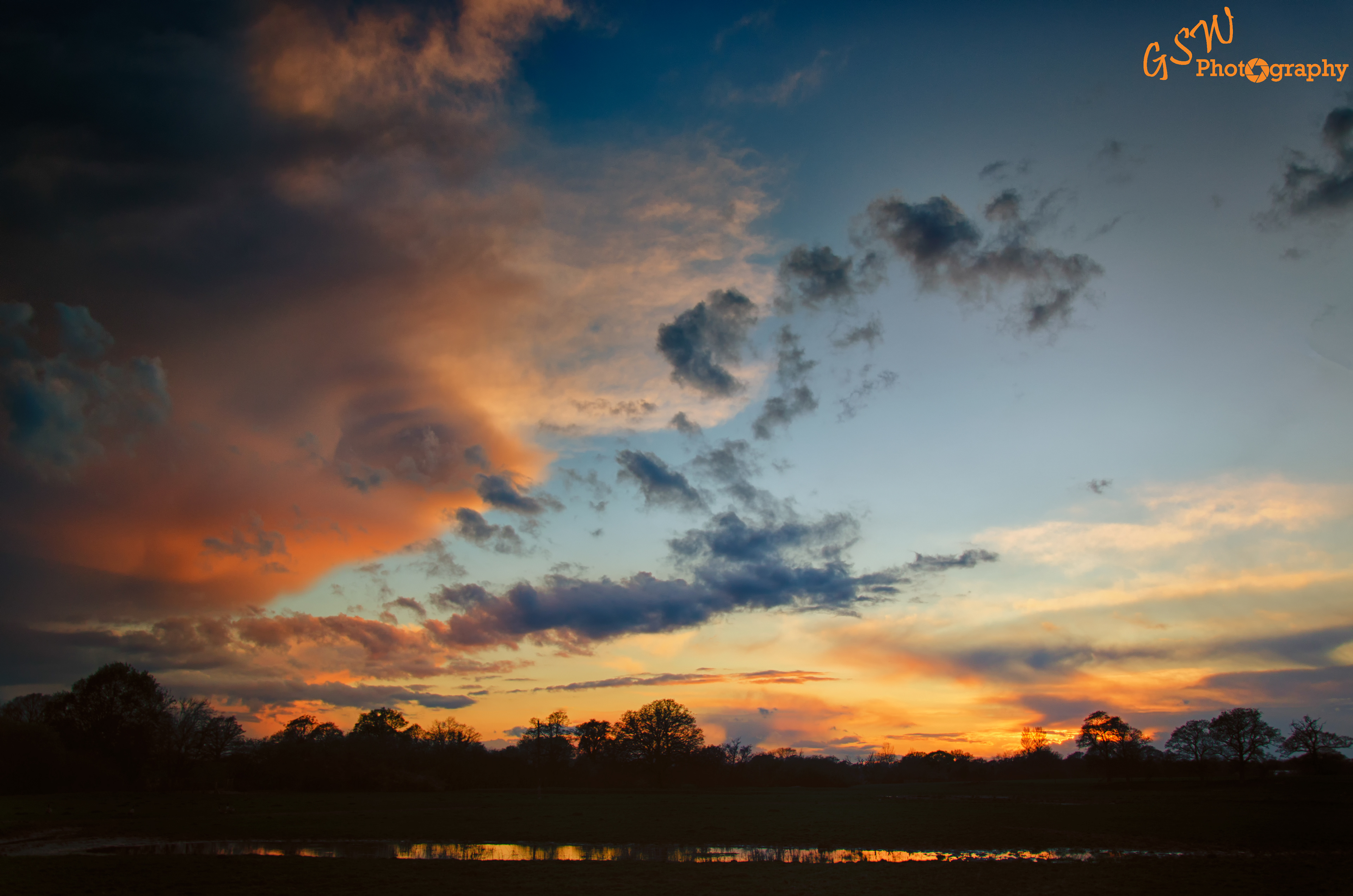 Sunset reflected, Sussex
