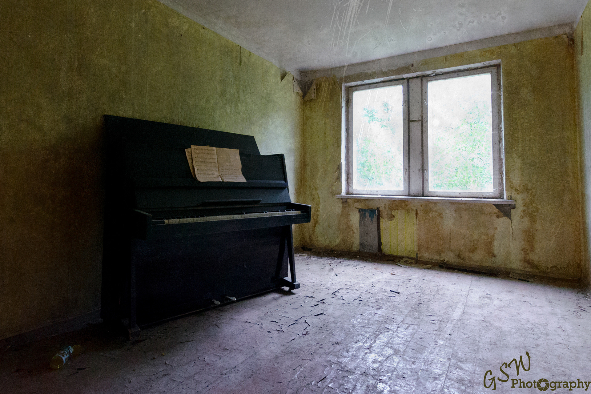The Piano Room, Chernobyl, Ukraine
