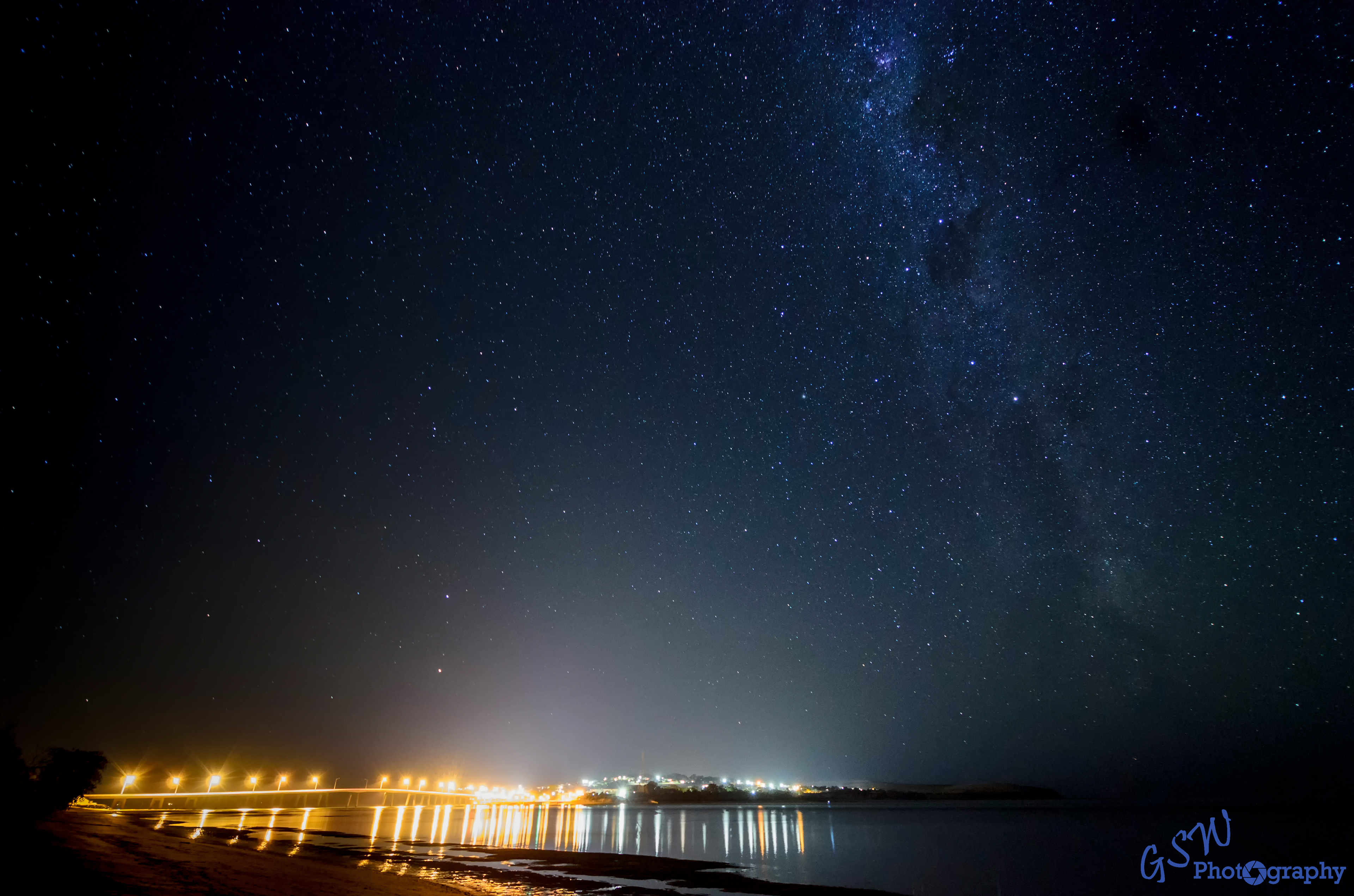 Stars over Phillip Island, Australia