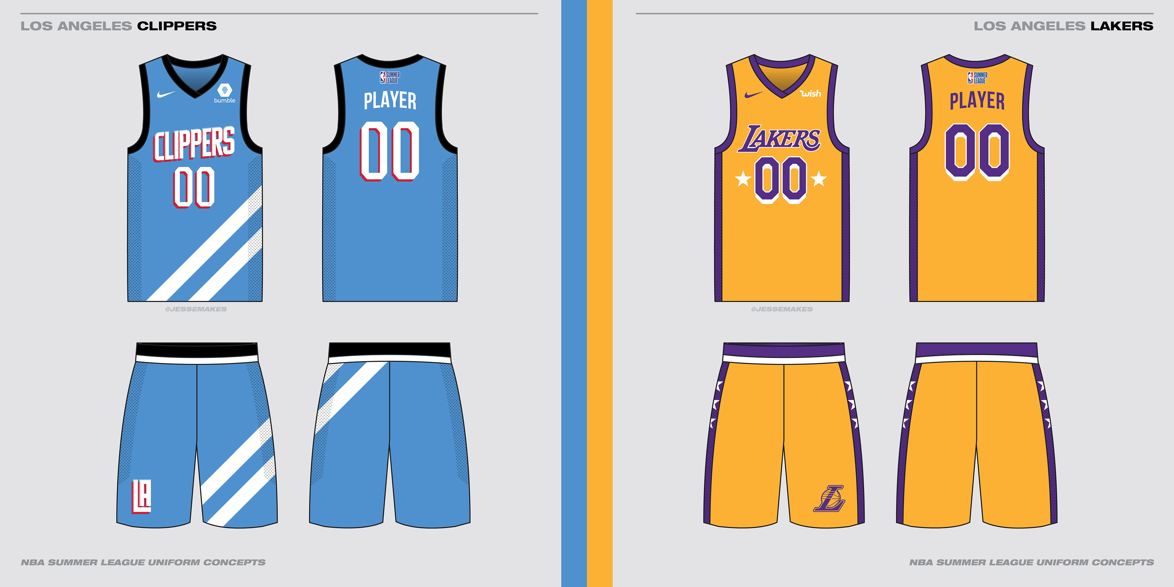 Jesse Nuñez - Designer - NBA Summer League Uniform Concepts