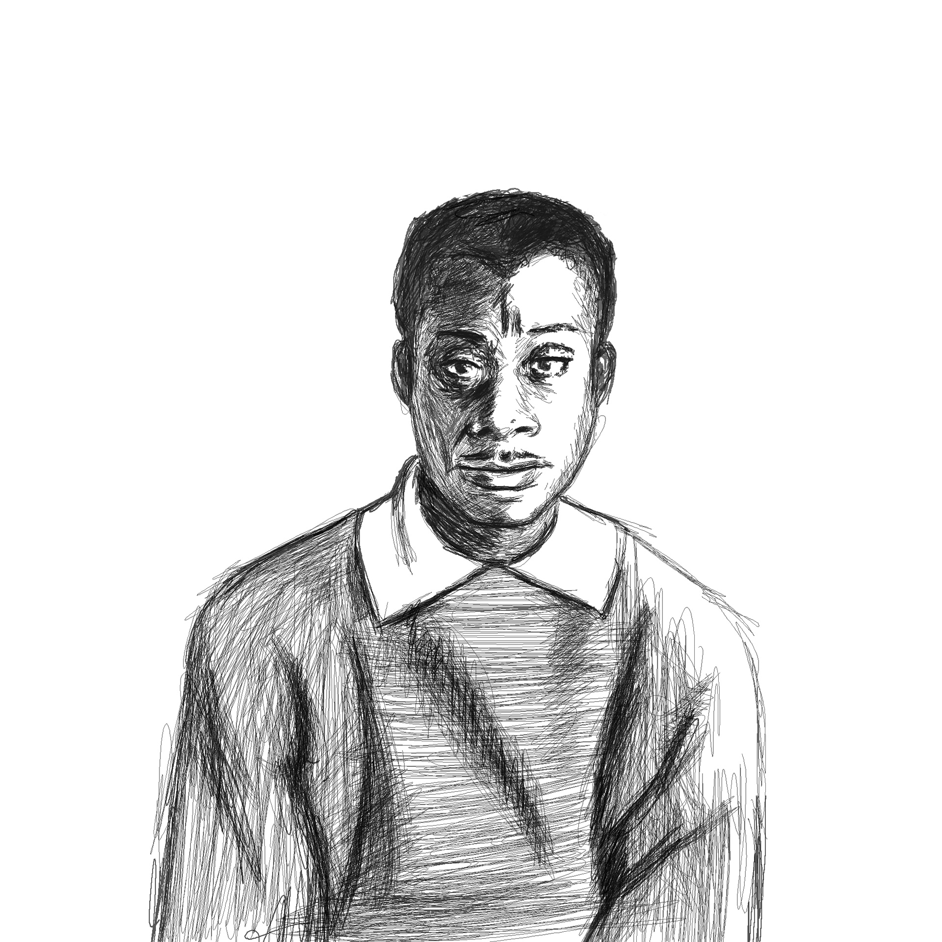 Portrait of James Baldwin, 2021