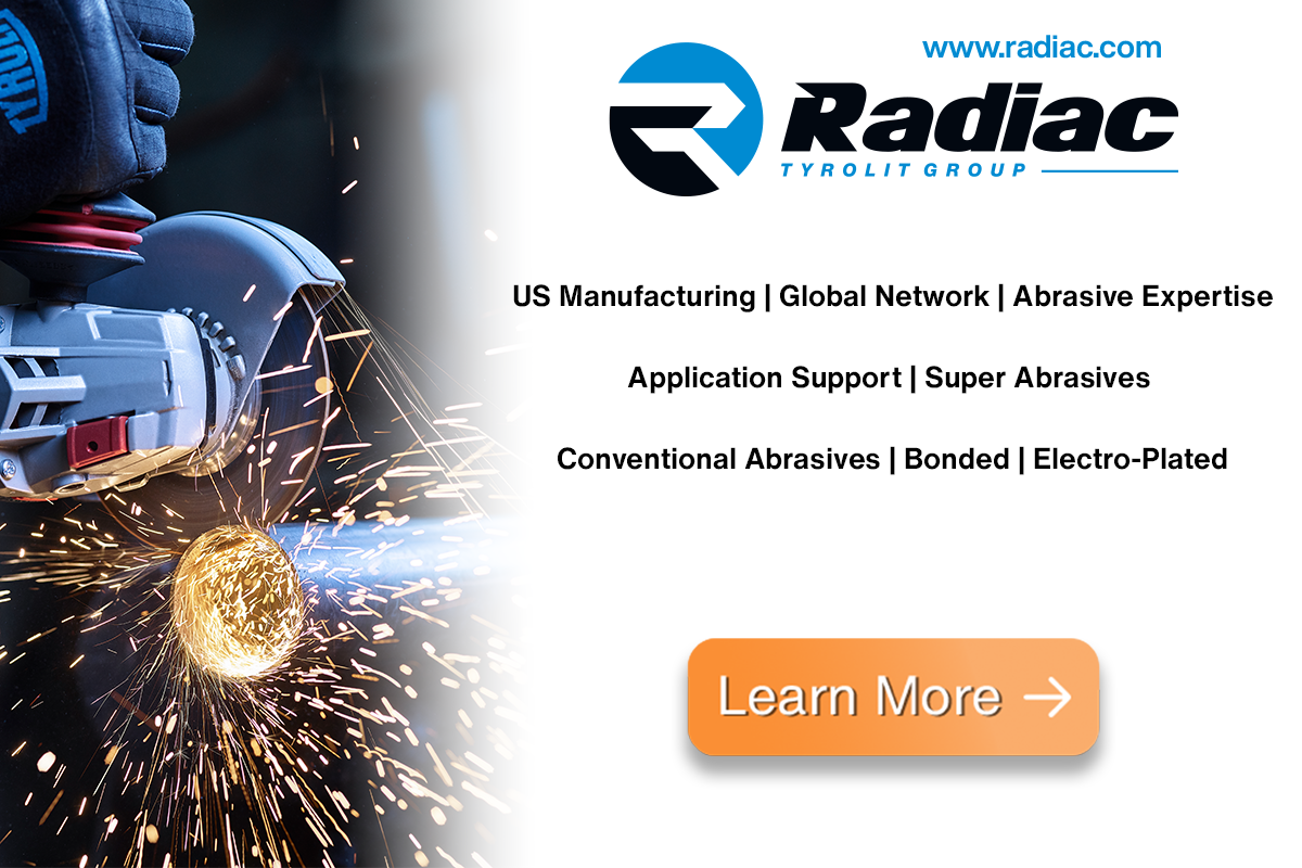 Email Newsletter Feature for Radiac Abrasives