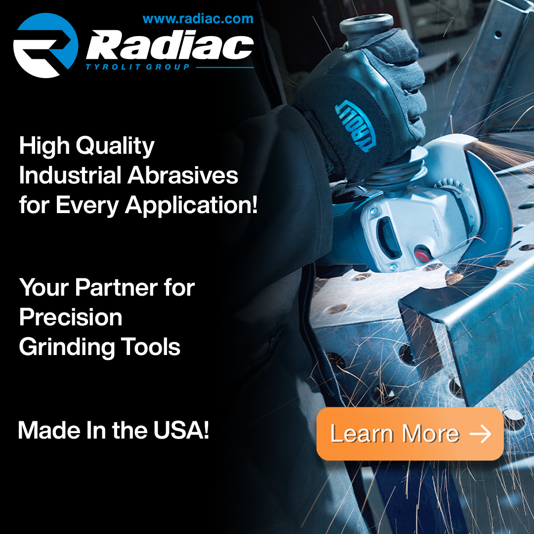 Social Media Paid Ad for Radiac Abrasives