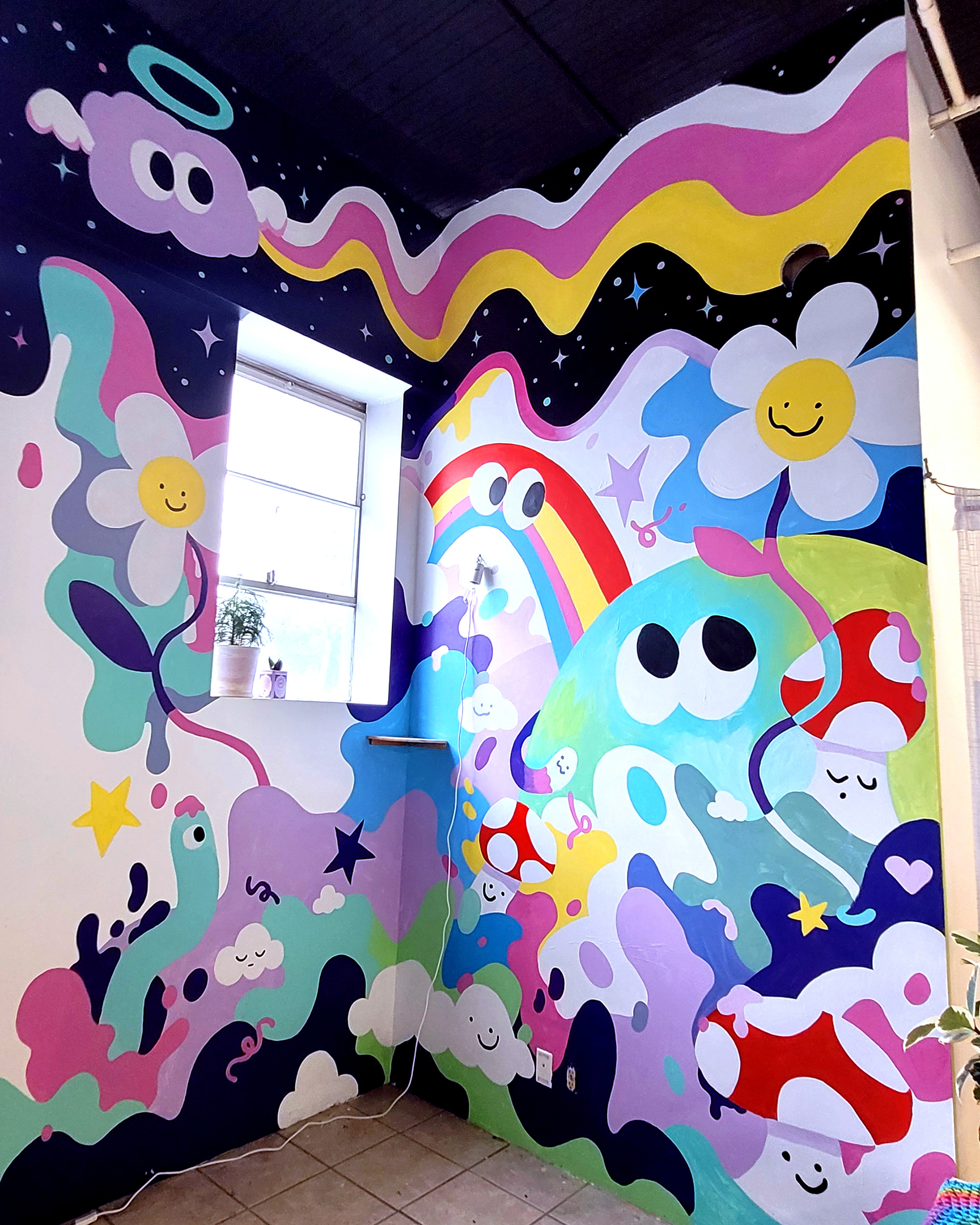 Abundance Garden, Mural for Good Thrift, Calgary, 2023