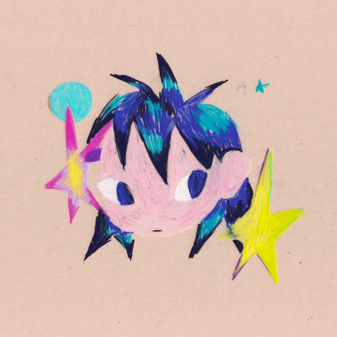 Shifting States, Pencil Crayon on Frosted Cels, 2024