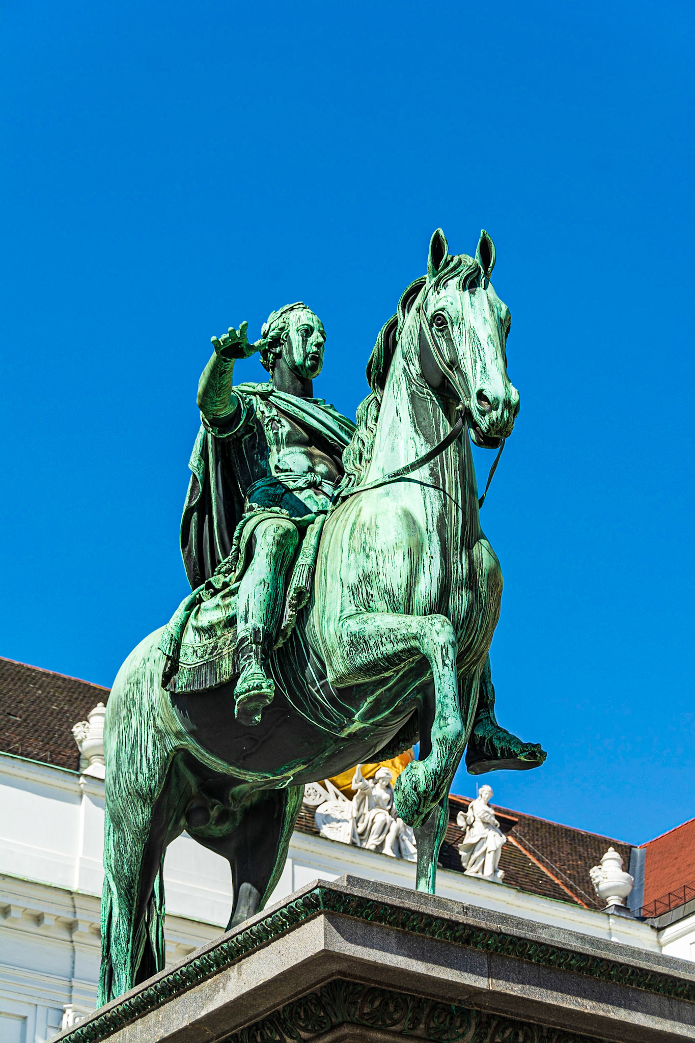 Equestrian Statue of of Joseph II in Josefsplatz Square