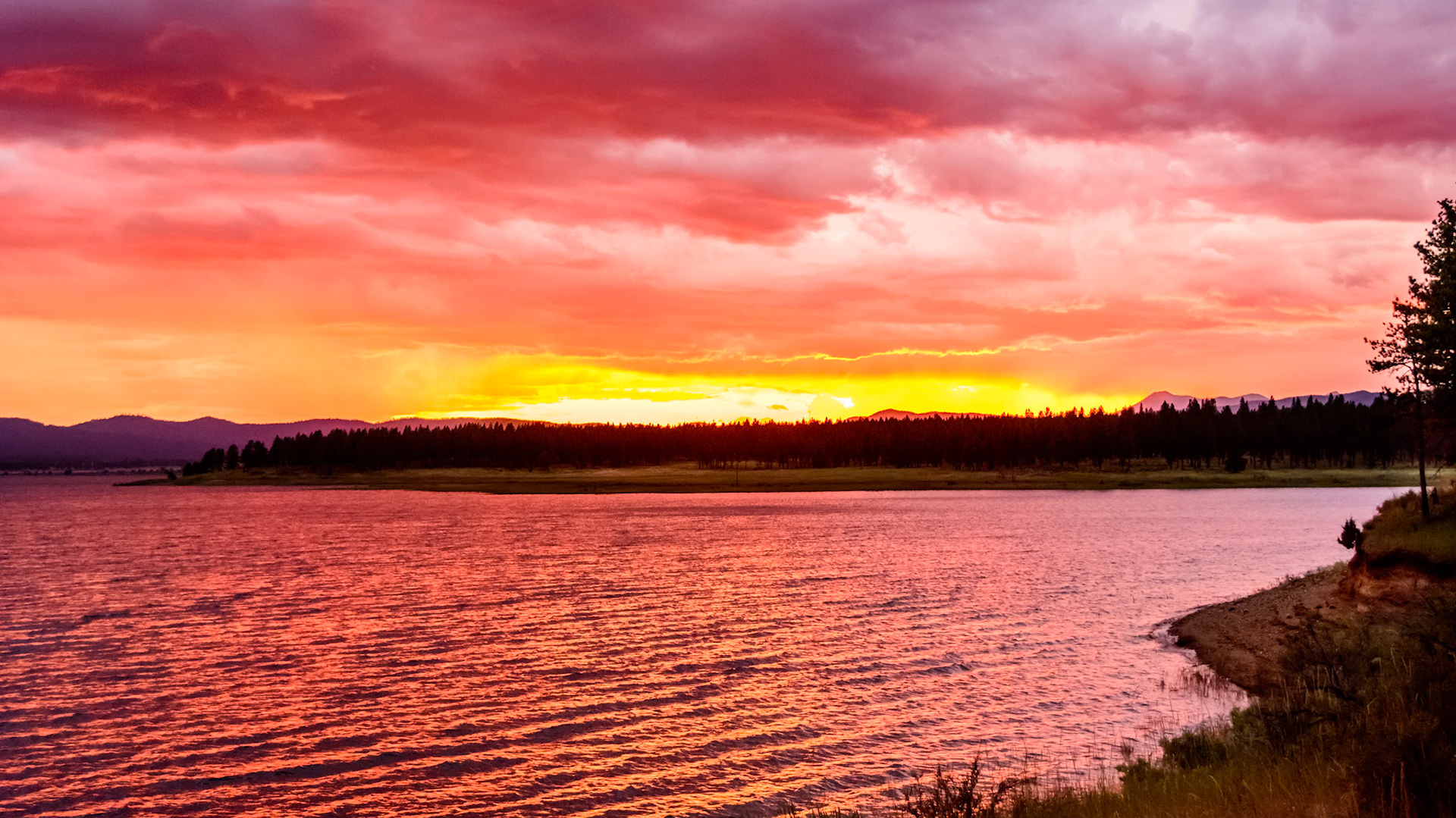 Sunset Union Creek, Oregon