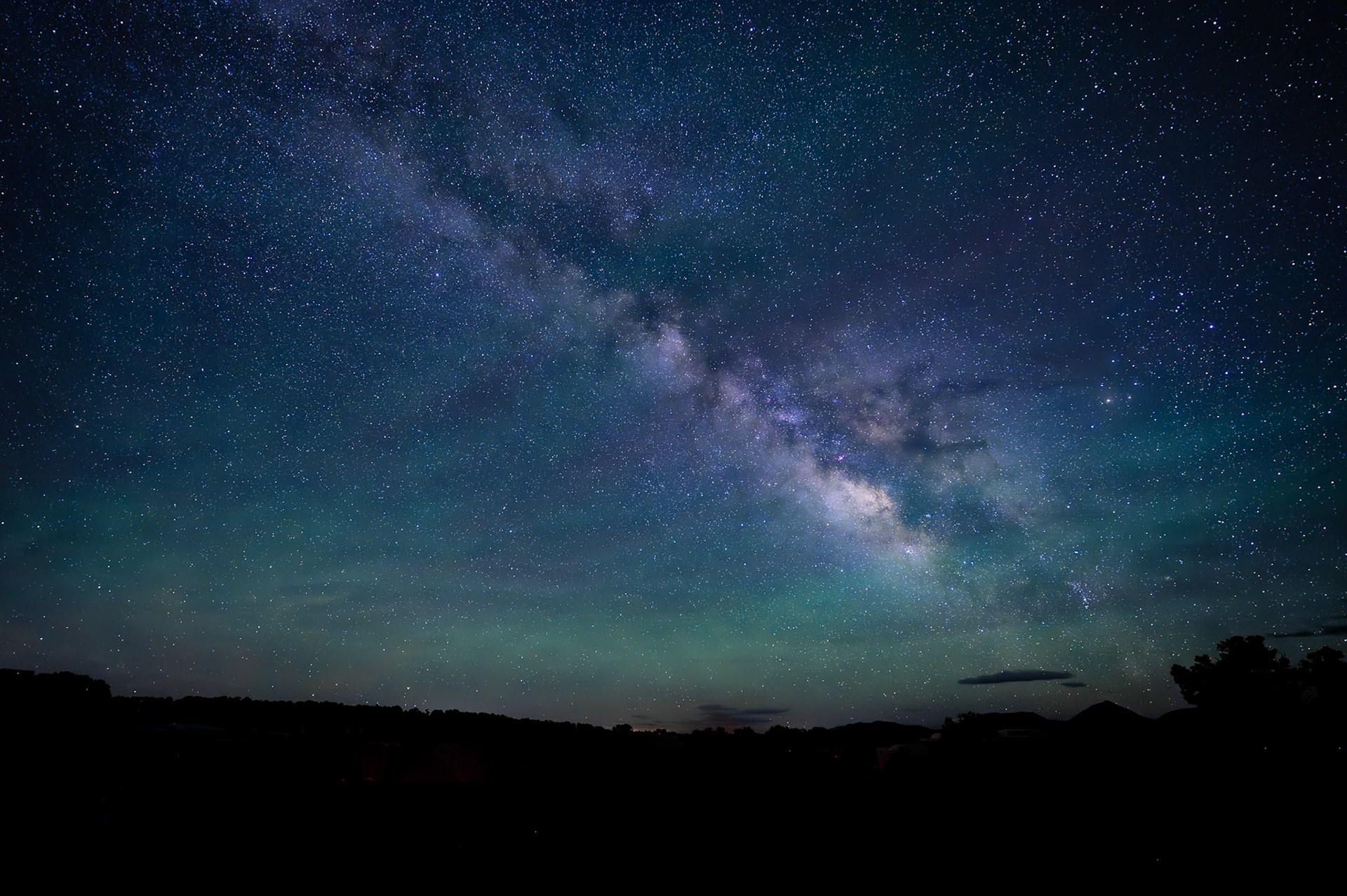 Milky Way over Starry Meadow