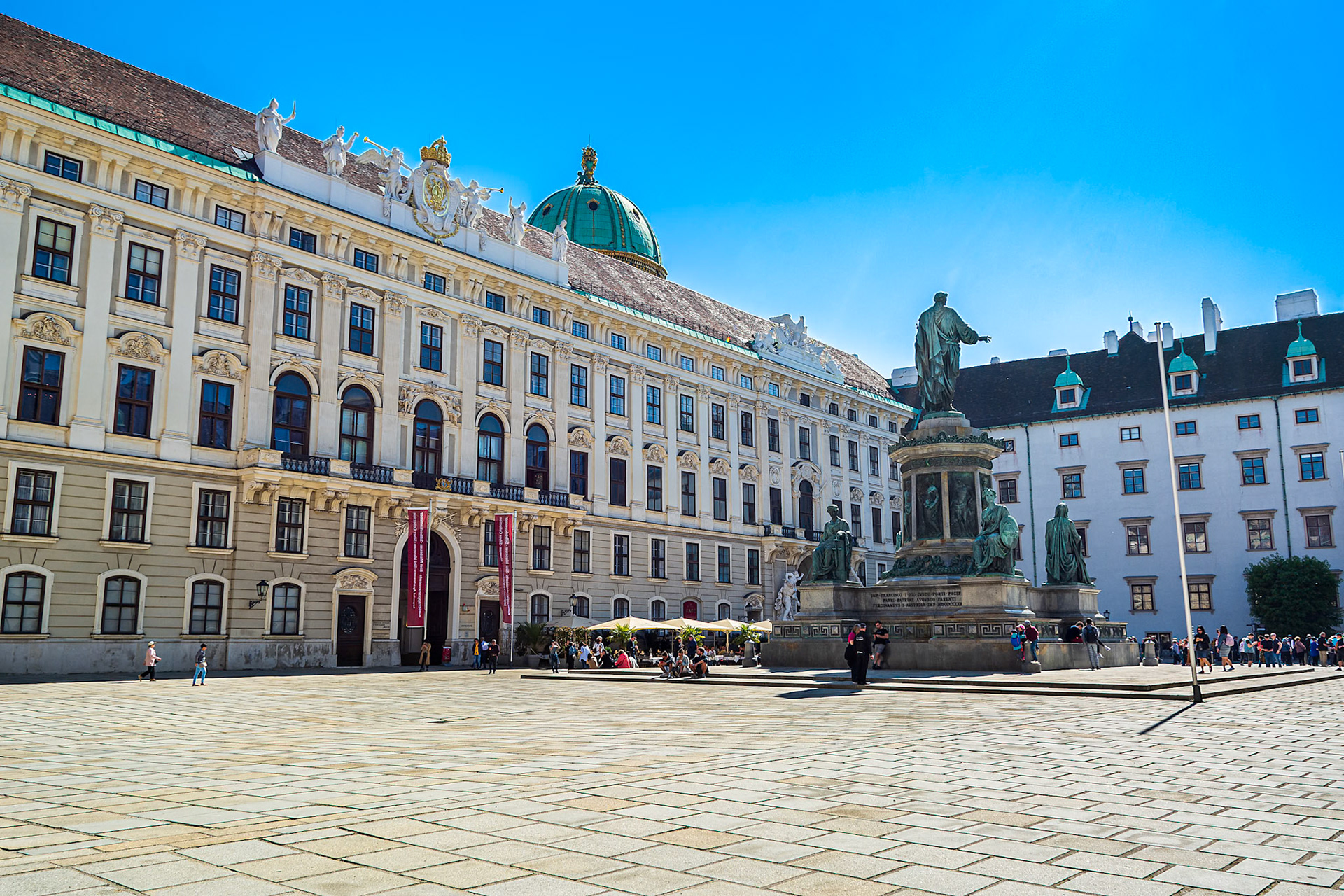 The Hofburg Palace inner courtyard