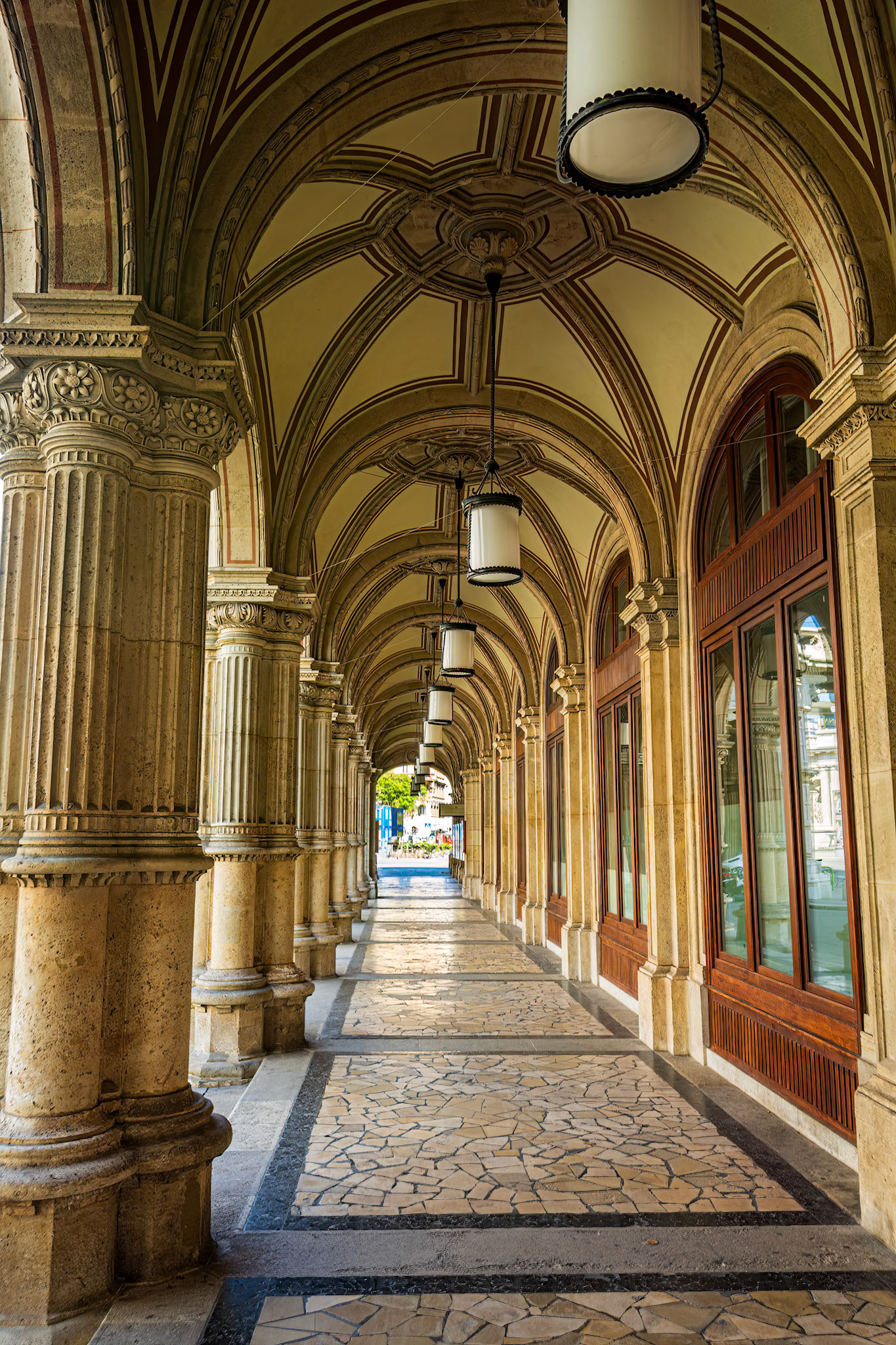 The outer halls of the Vienna Opera House