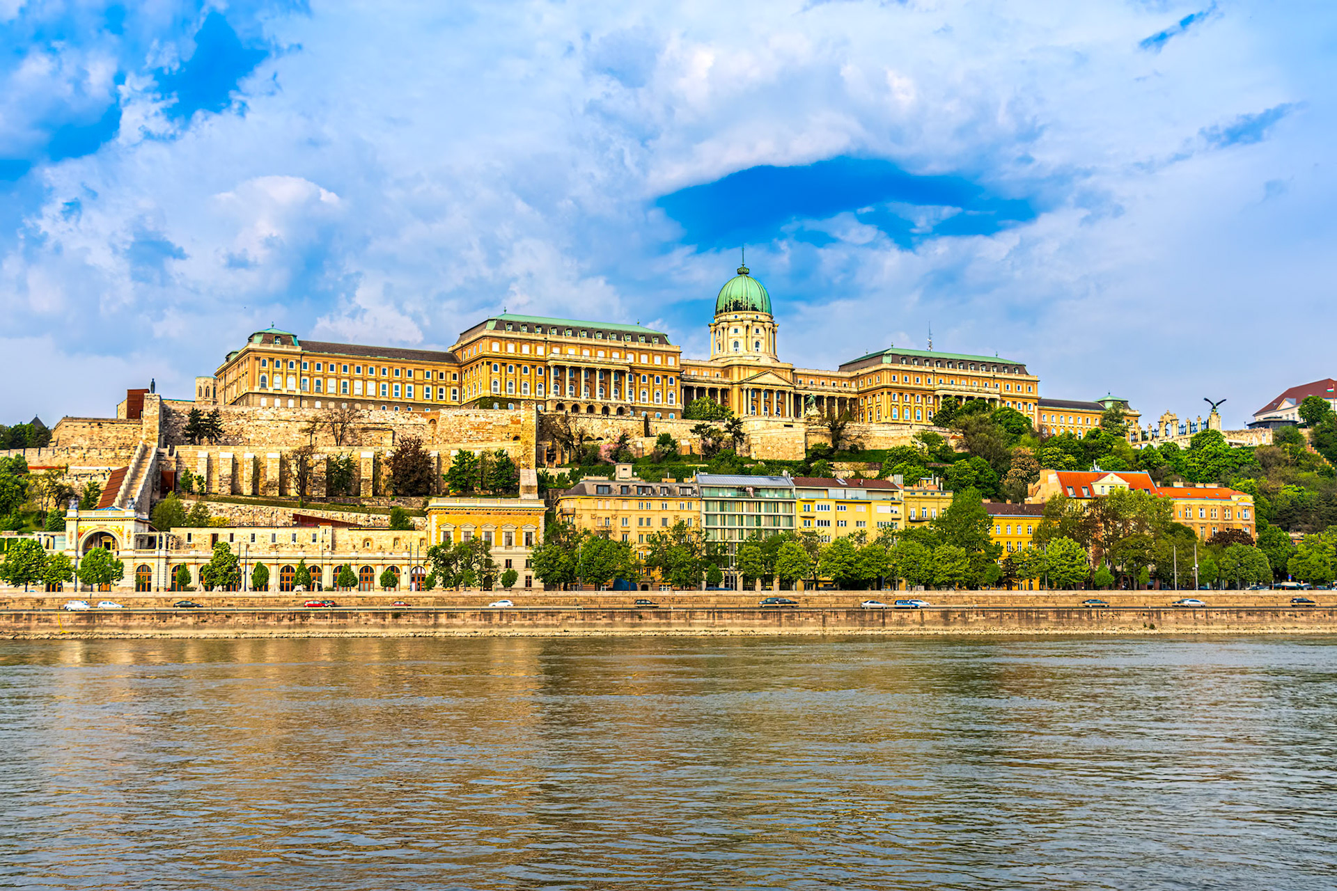 Buda Castle overlooking the Danube