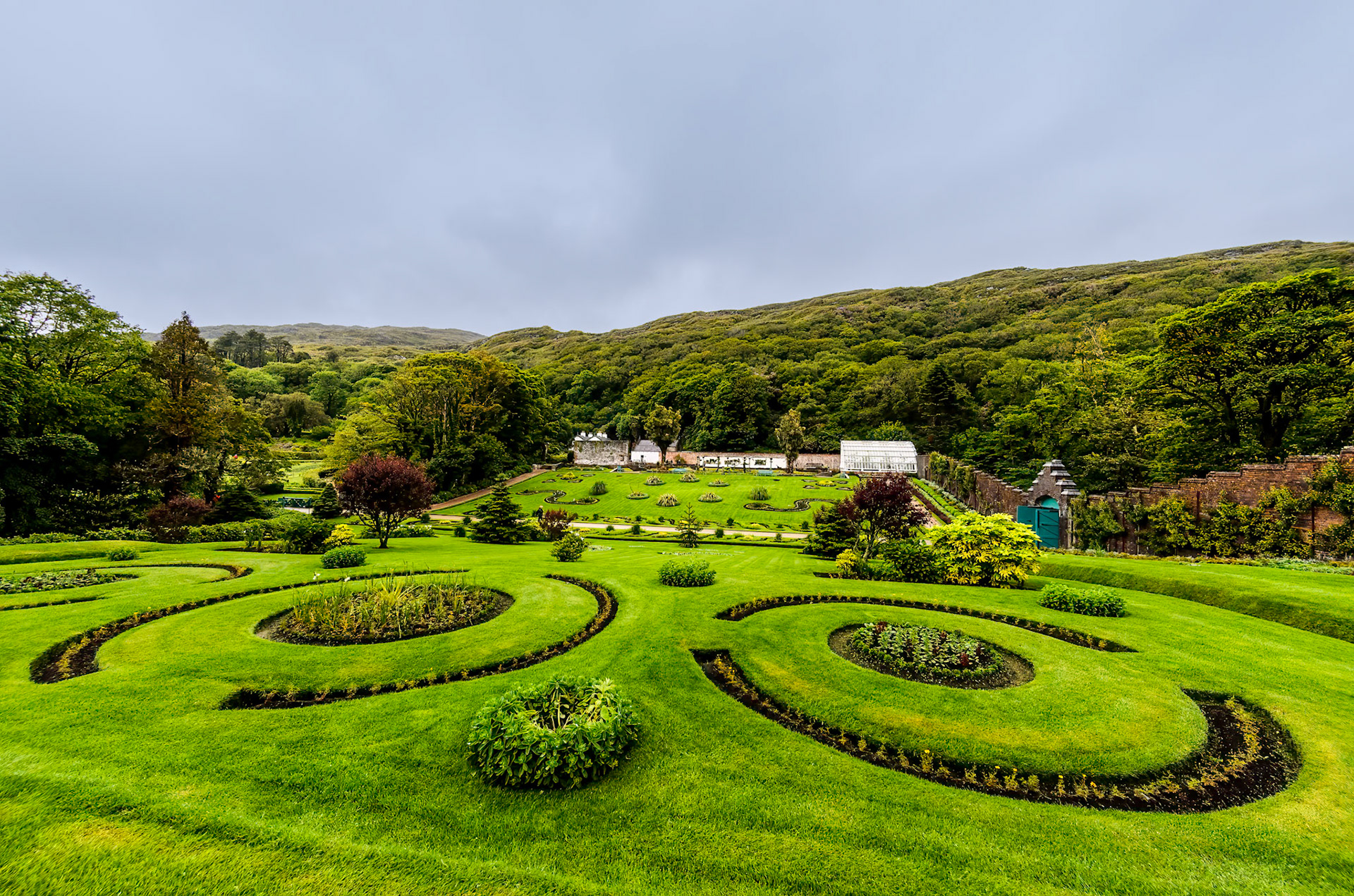 Victorian walled garden at Kylemore