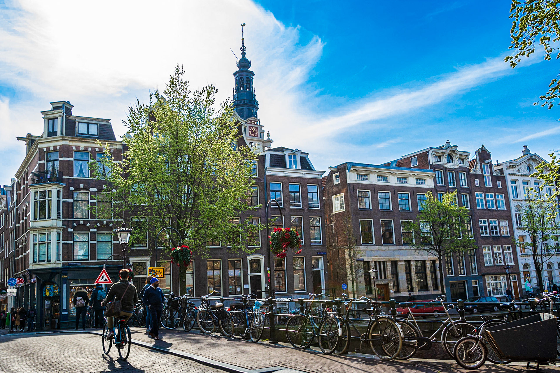 Amsterdam Canal Houses and businesses