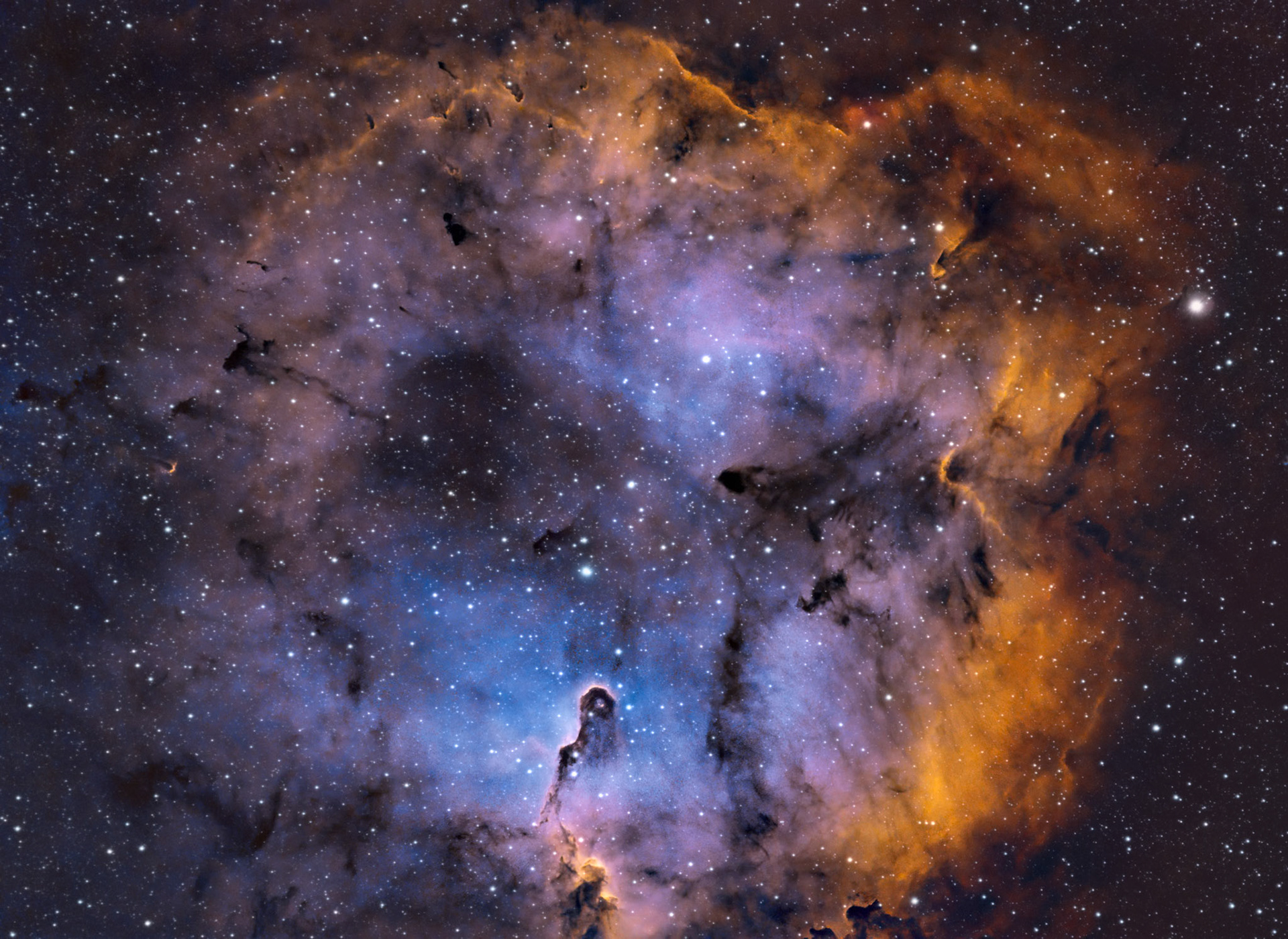 IC 1396 / Elephant Trunk Nebula SHO