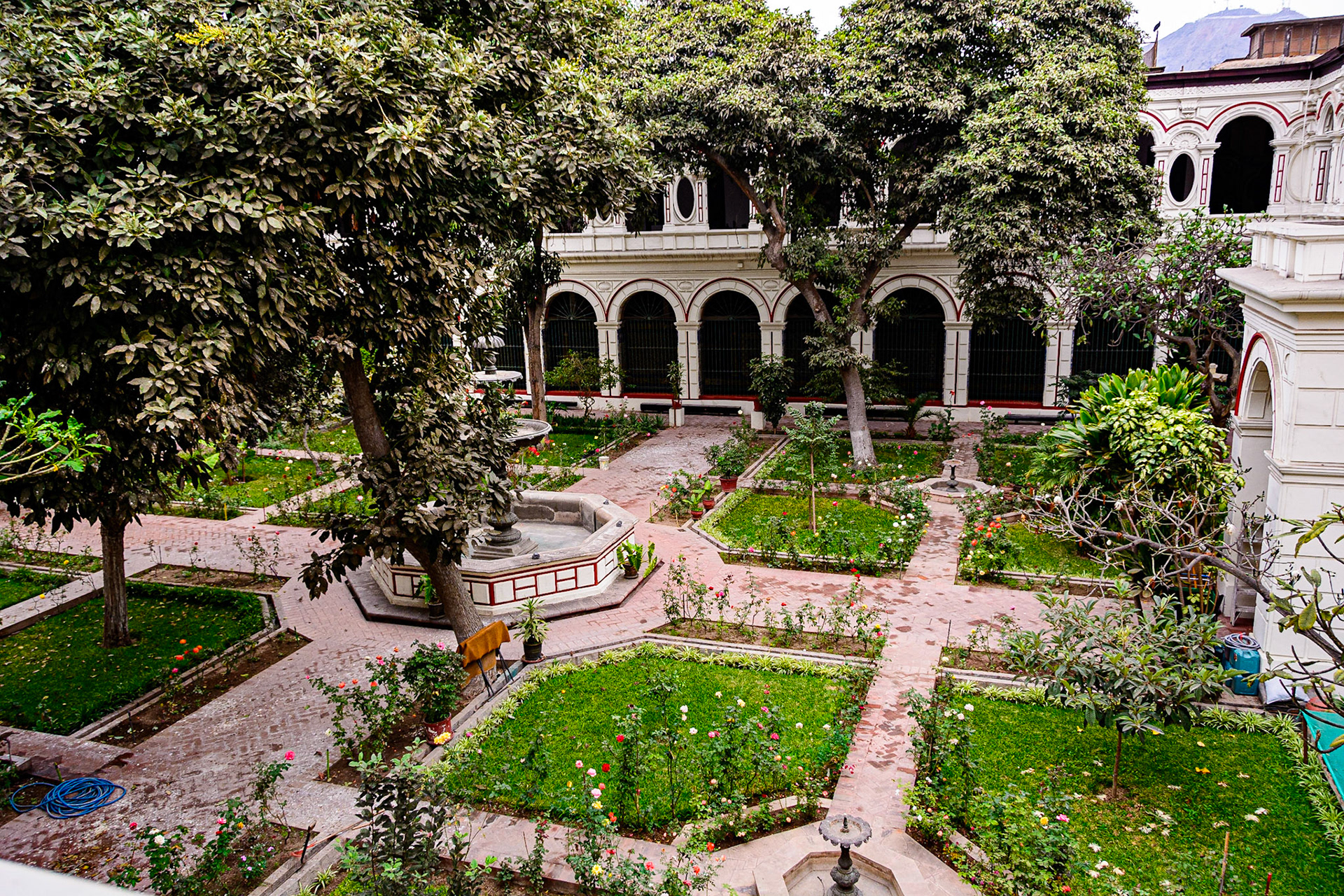 Courtyard of San Francisco Church in Lima