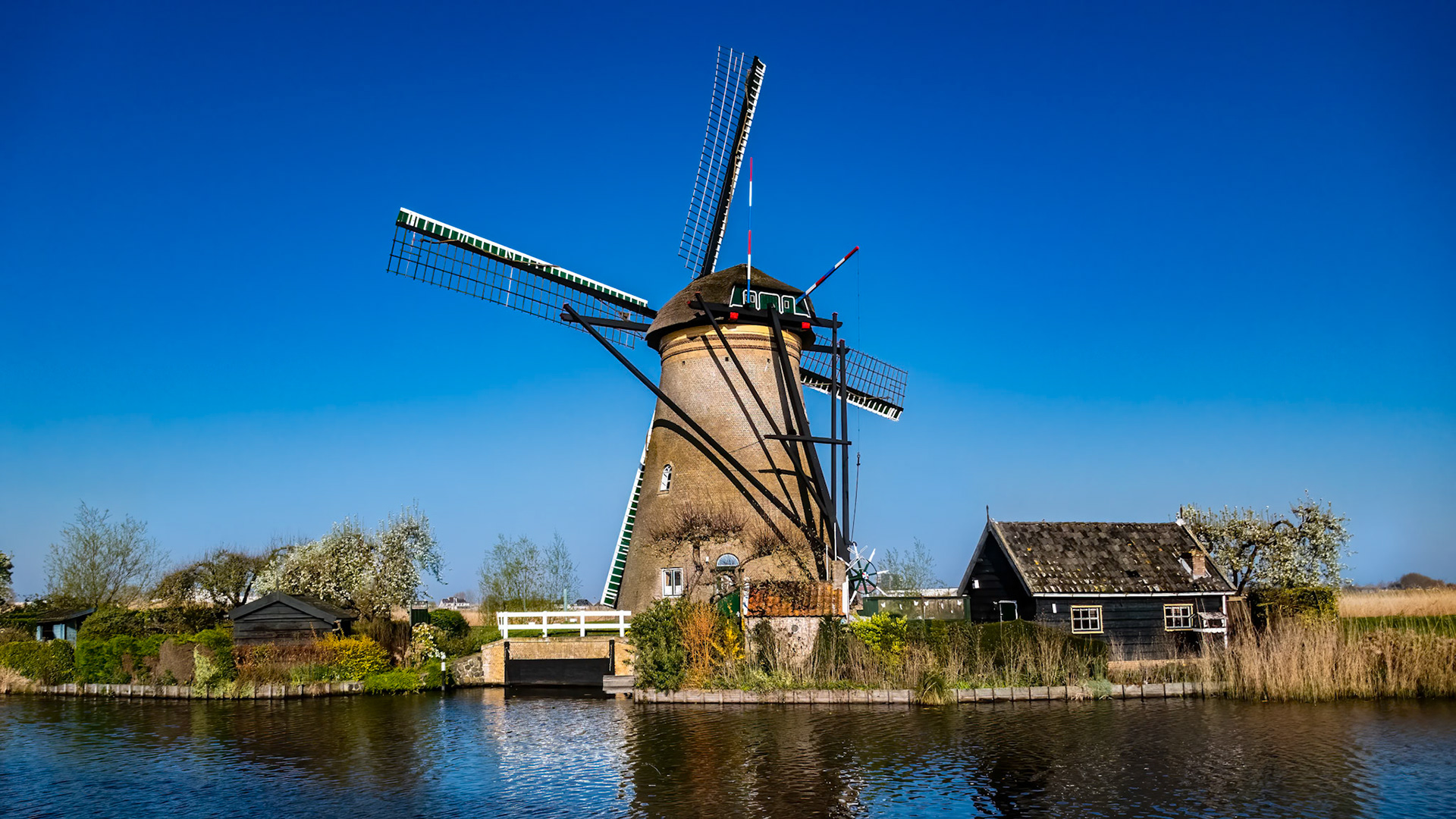 Kinderdijk Windmill. UNESCO World Heritage Site
