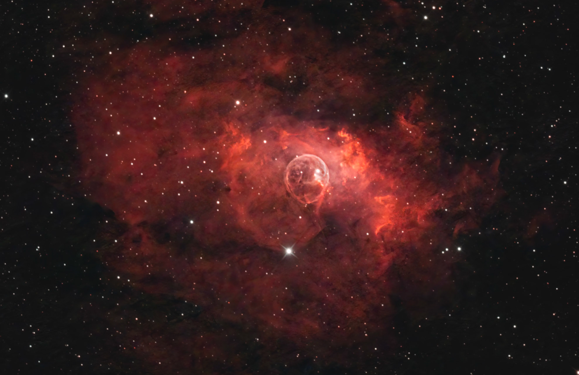 Sh2-162 / Bubble Nebula (Williamina Flemming Deep Sky Winner 2023)