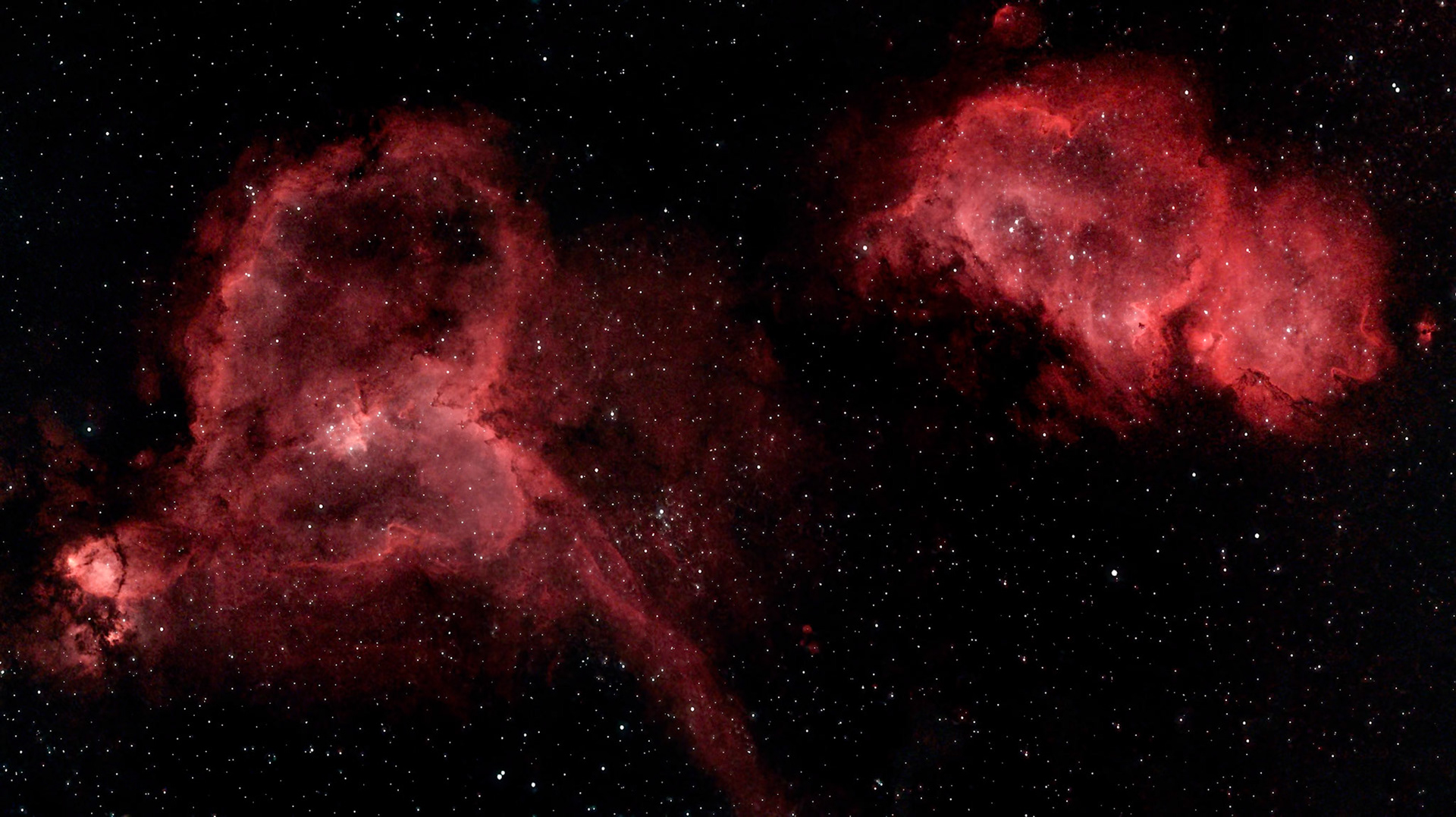 IC 1805 and IC 1848 /  Heart and Soul Nebulae