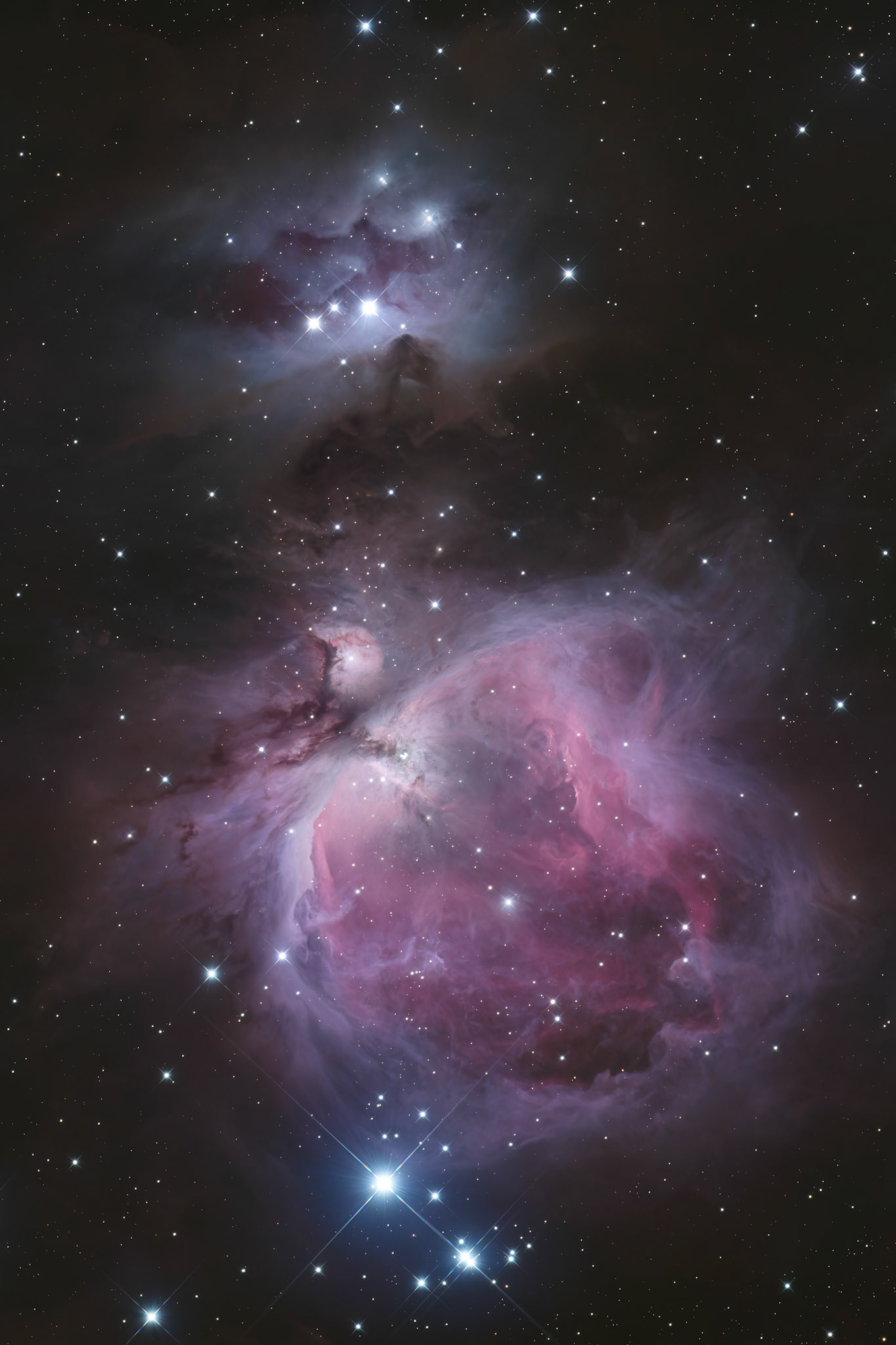 M42 and Sh2-279 / Orion and Running Man Nebulae
