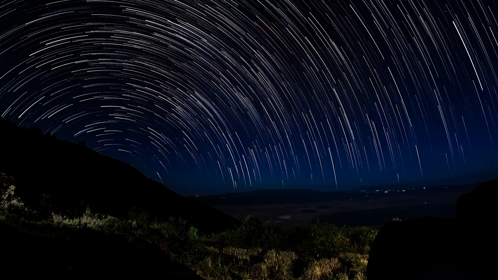 Star Trails at Ngorongoro Crater