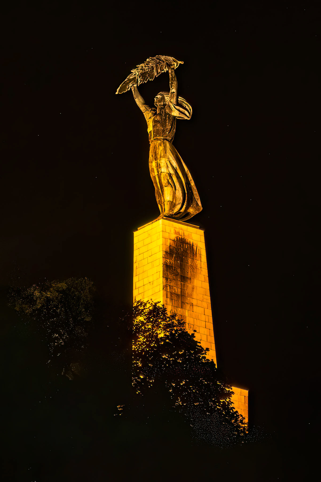 Liberty Statue - commemorates the end of Nazi Germany occupation.