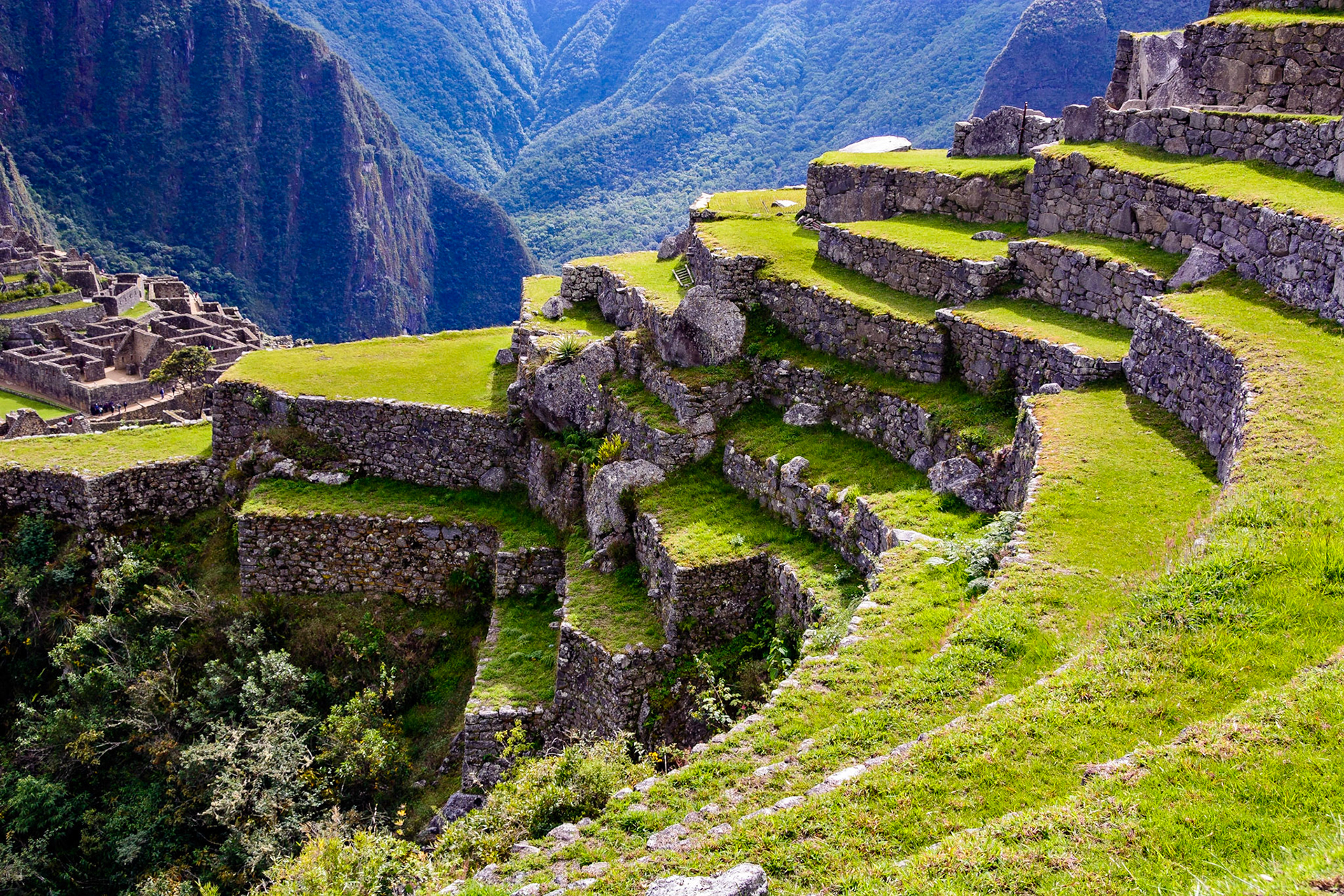 Machu Picchu terraces