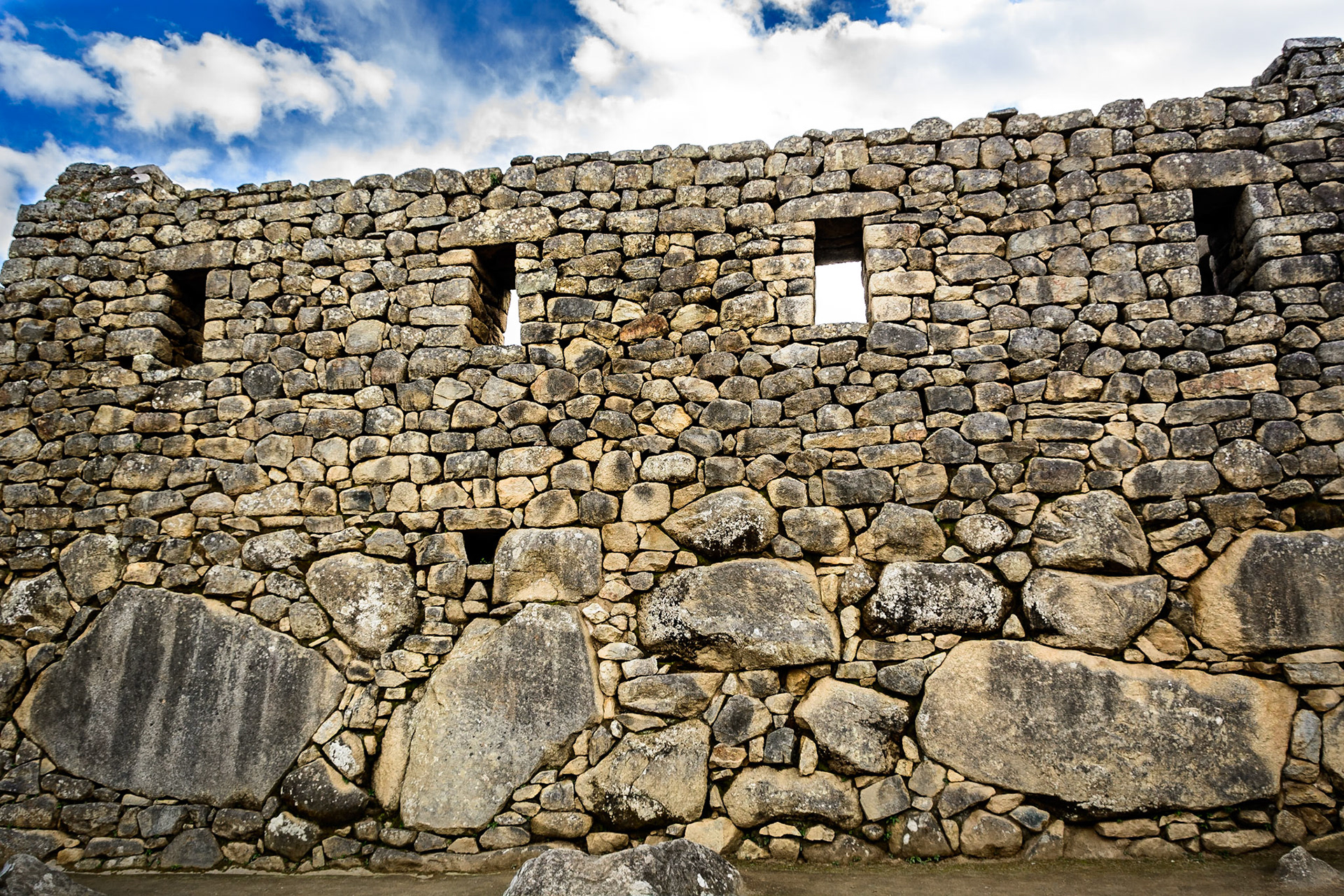 Machu Picchu stone wall