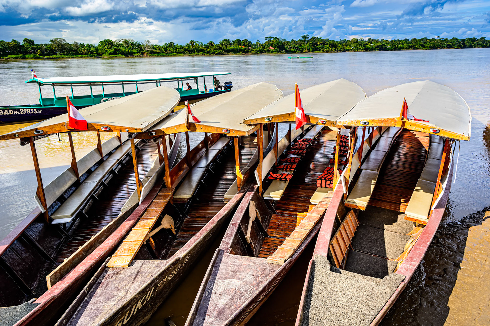 Taxies on the River Madre de Dios