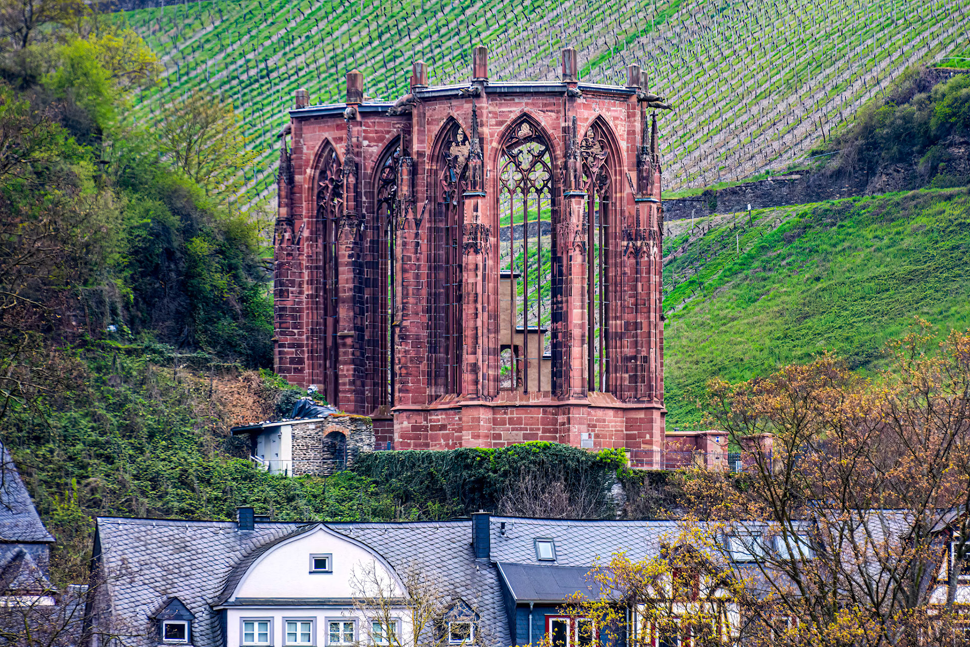 The ruins of Saint Werner’s Chapel (1426)