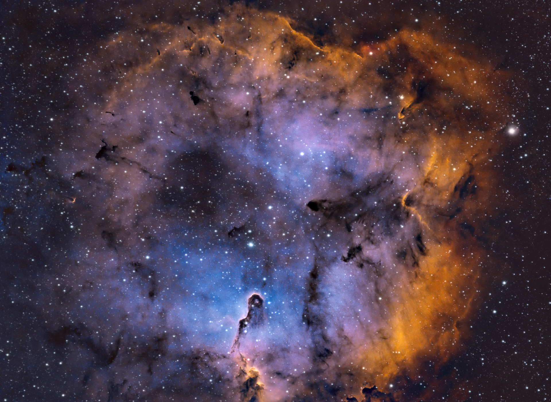 IC 1396 / Elephant Trunk Nebula SHO