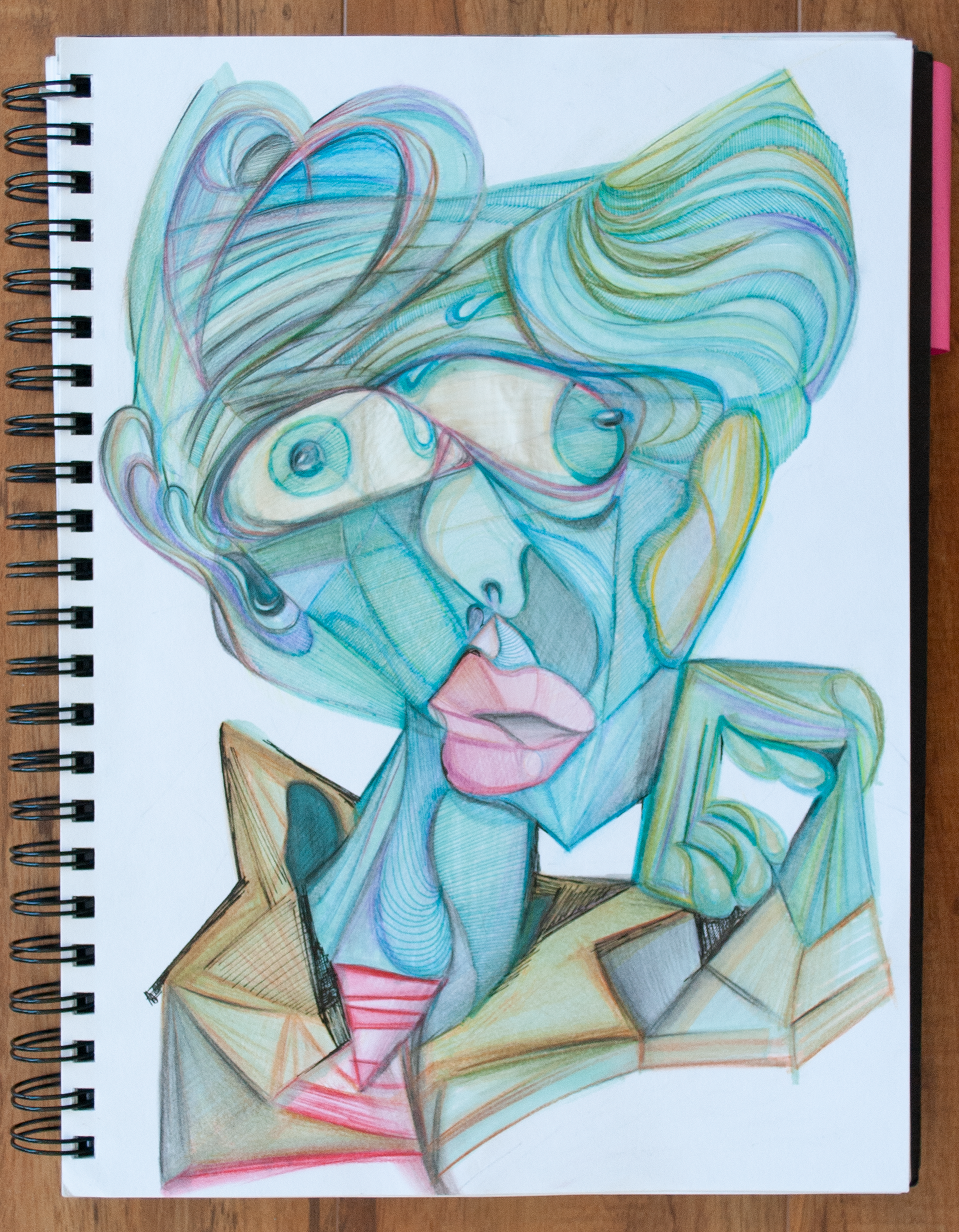 Franco, colour pencil and marker on paper, 8.5" x 12", C$700