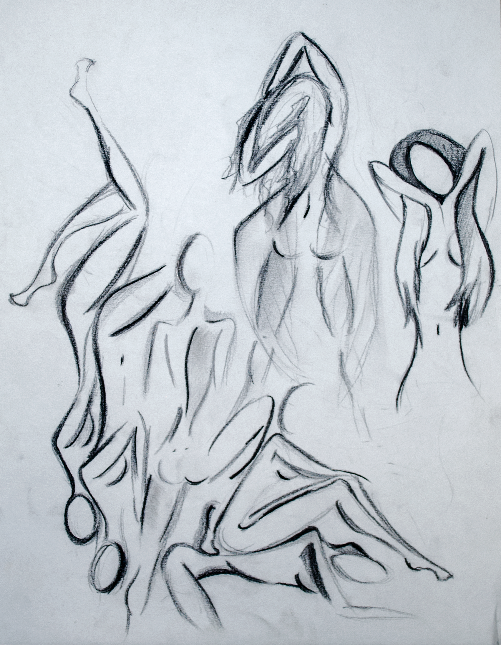 dating an actor, pencil on paper, 9" x 11.75", C$400