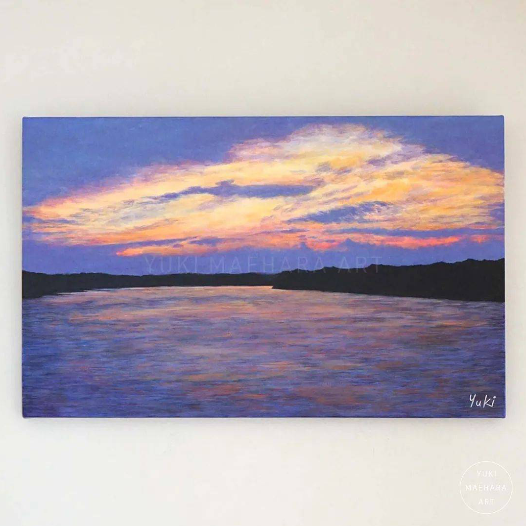 紫の夕日|Purple Sunset