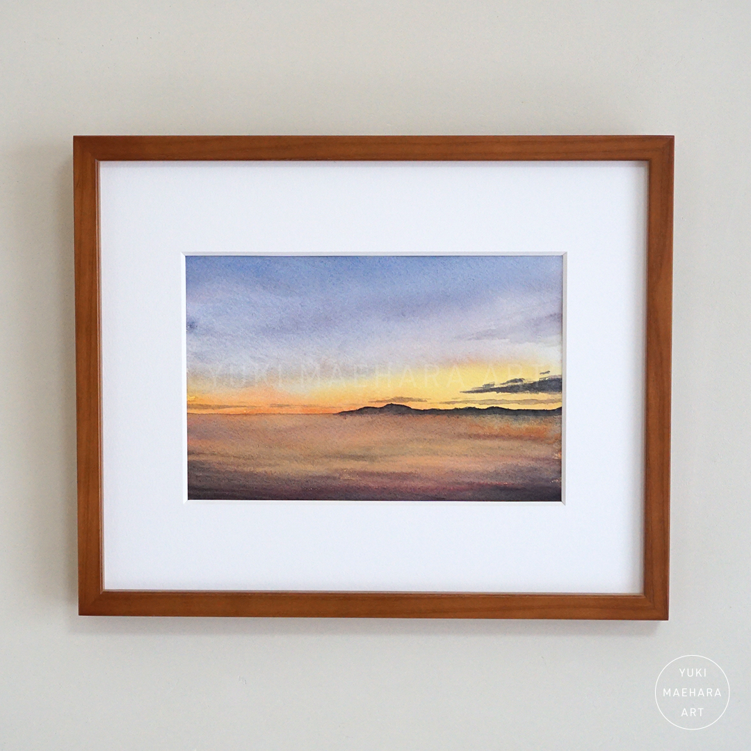 夕空に染まる|The Sea Dyed In The Sunset (Sold)