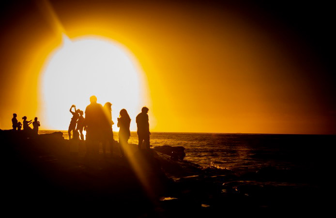 Sunset in La Jolla, California, USA