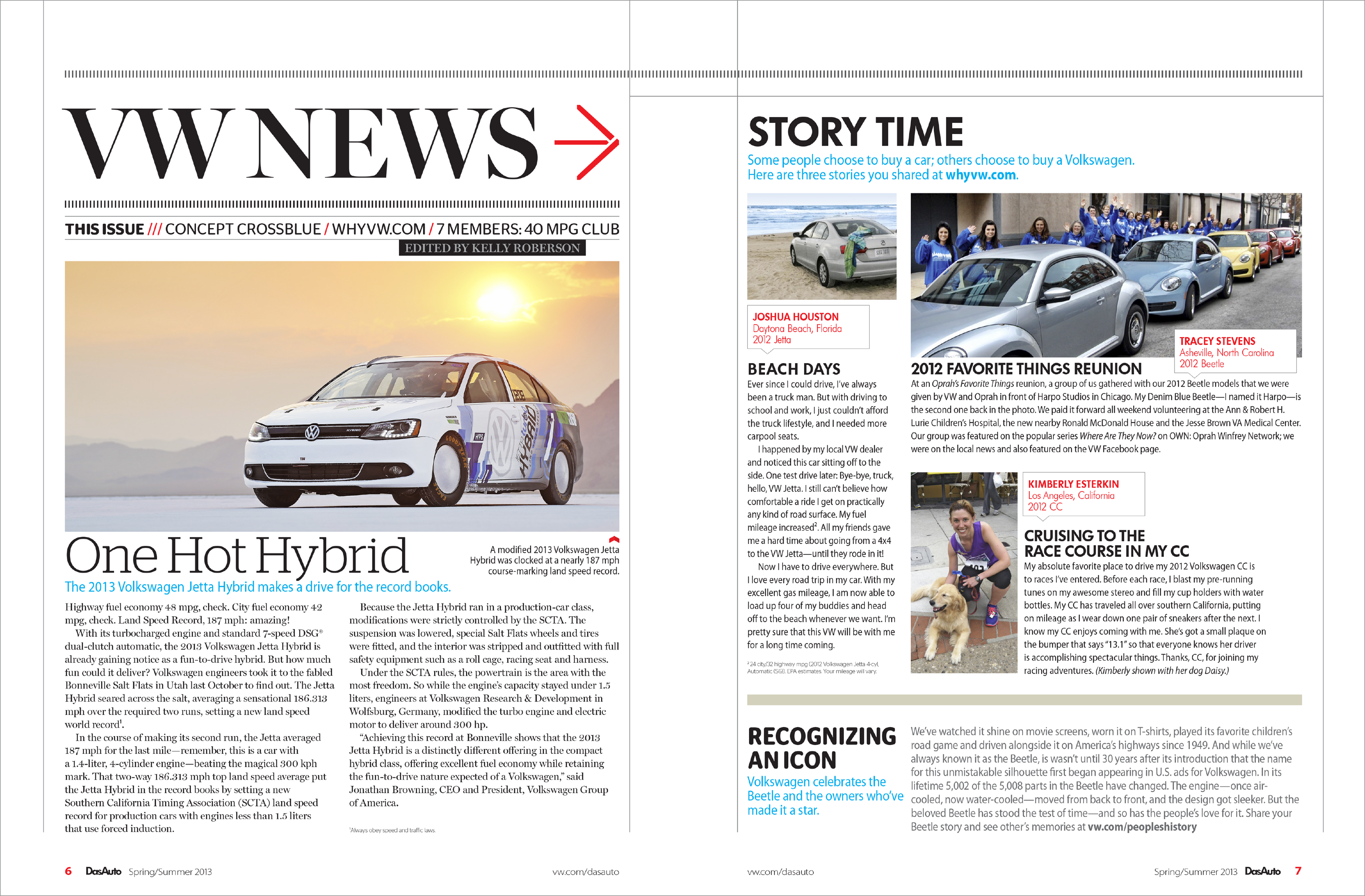 Magazine layout