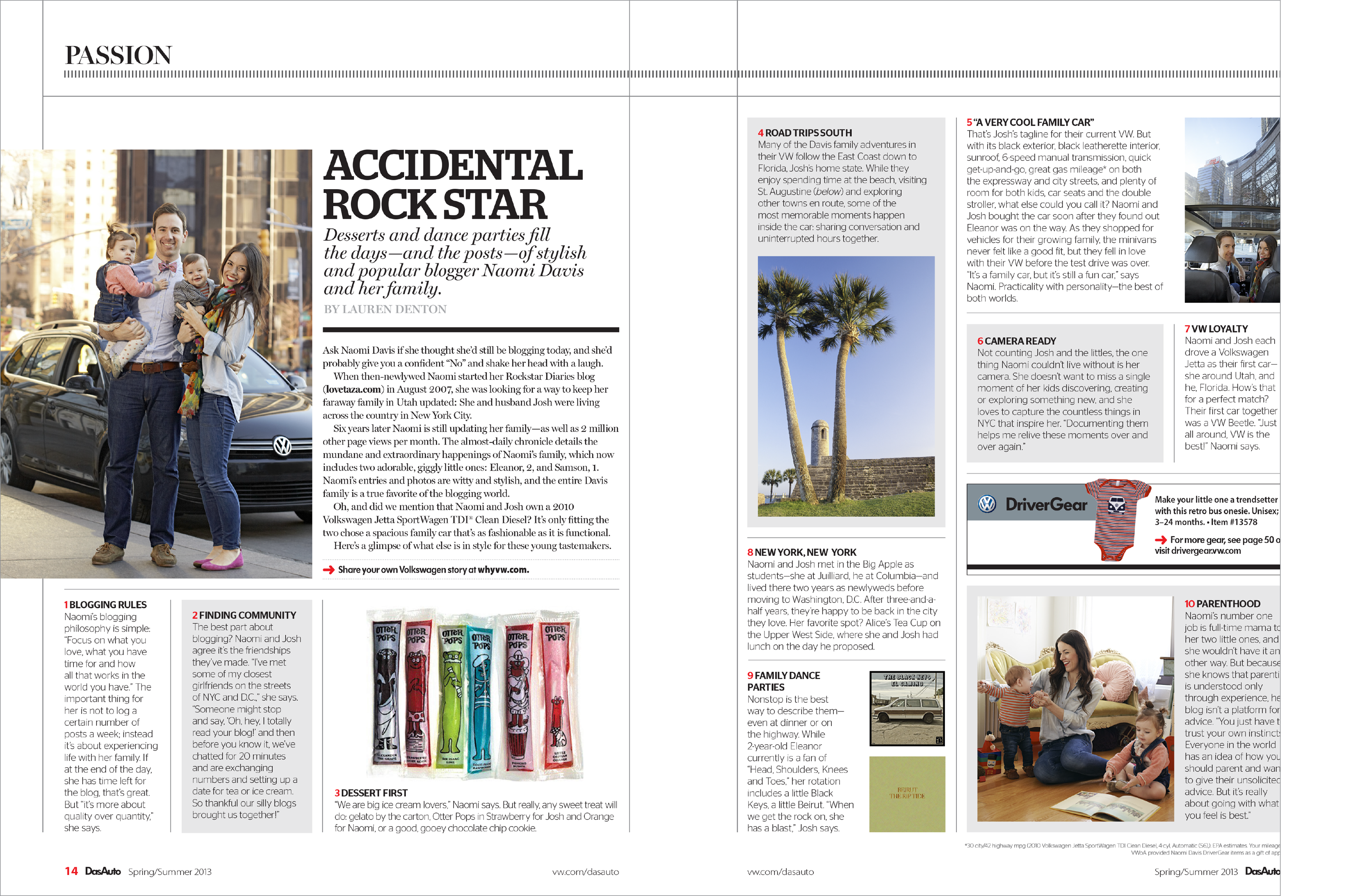 Magazine layout
