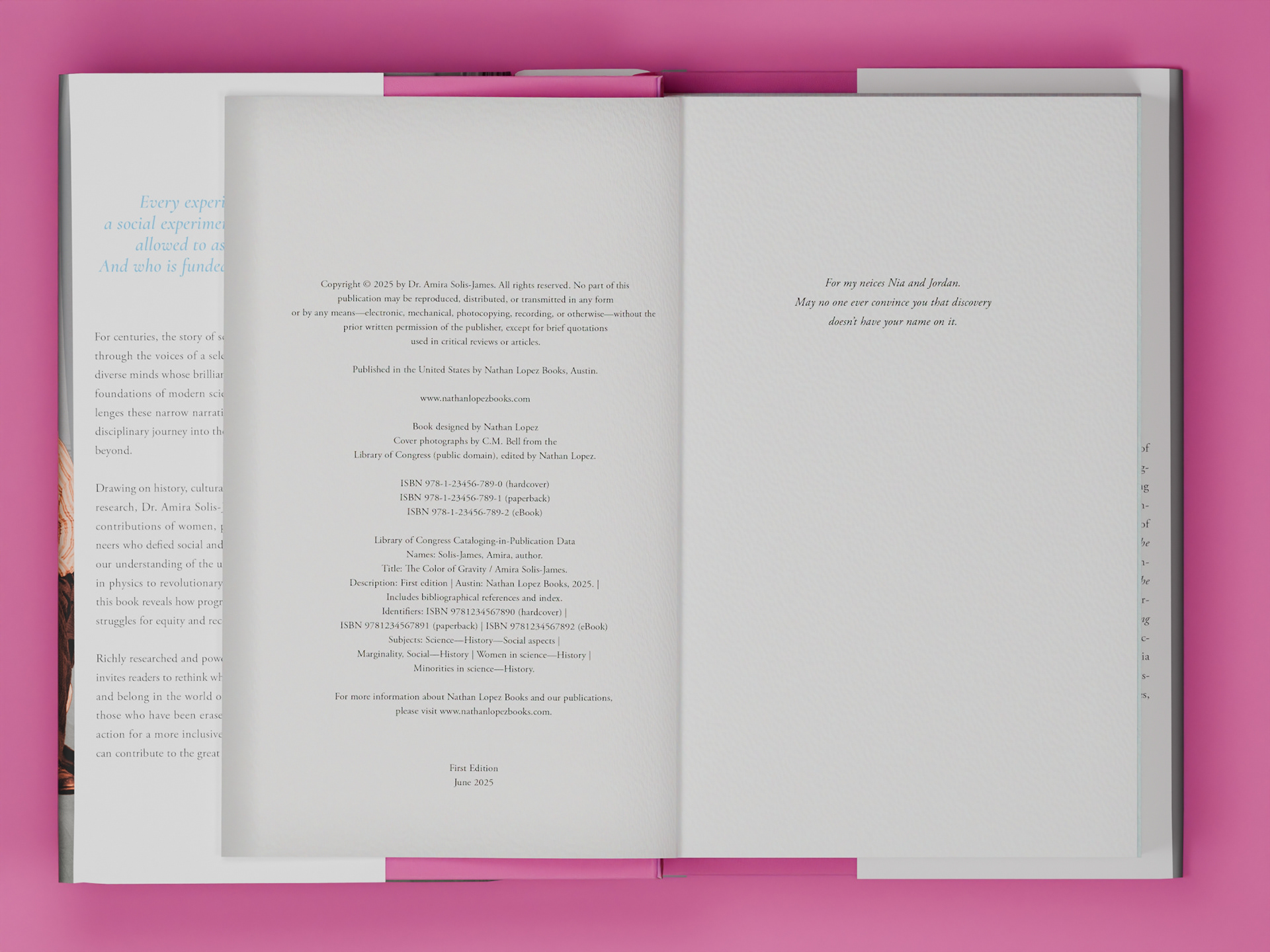 Publication and Dedication