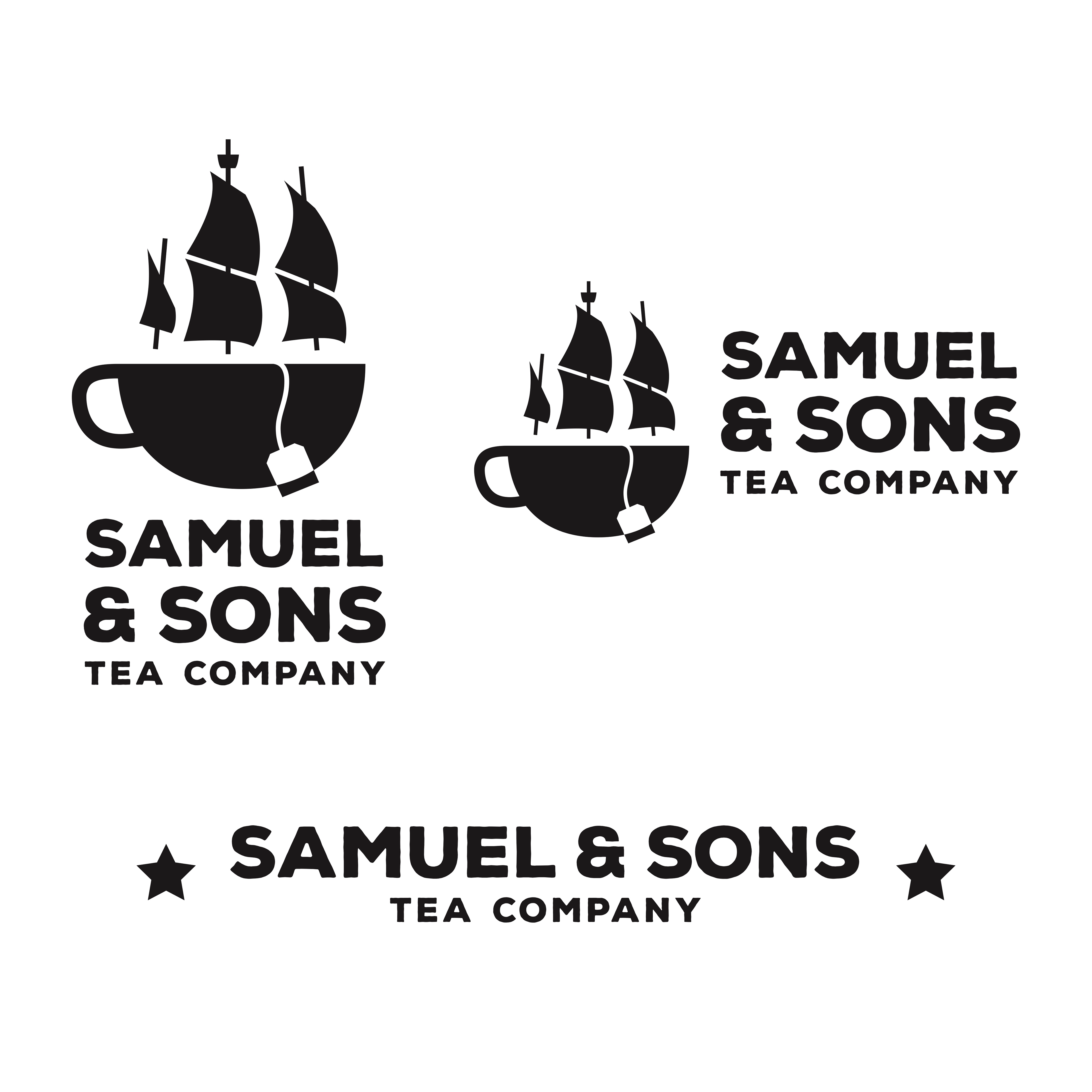 Samuel & Sons Secondary Logos, B&W
