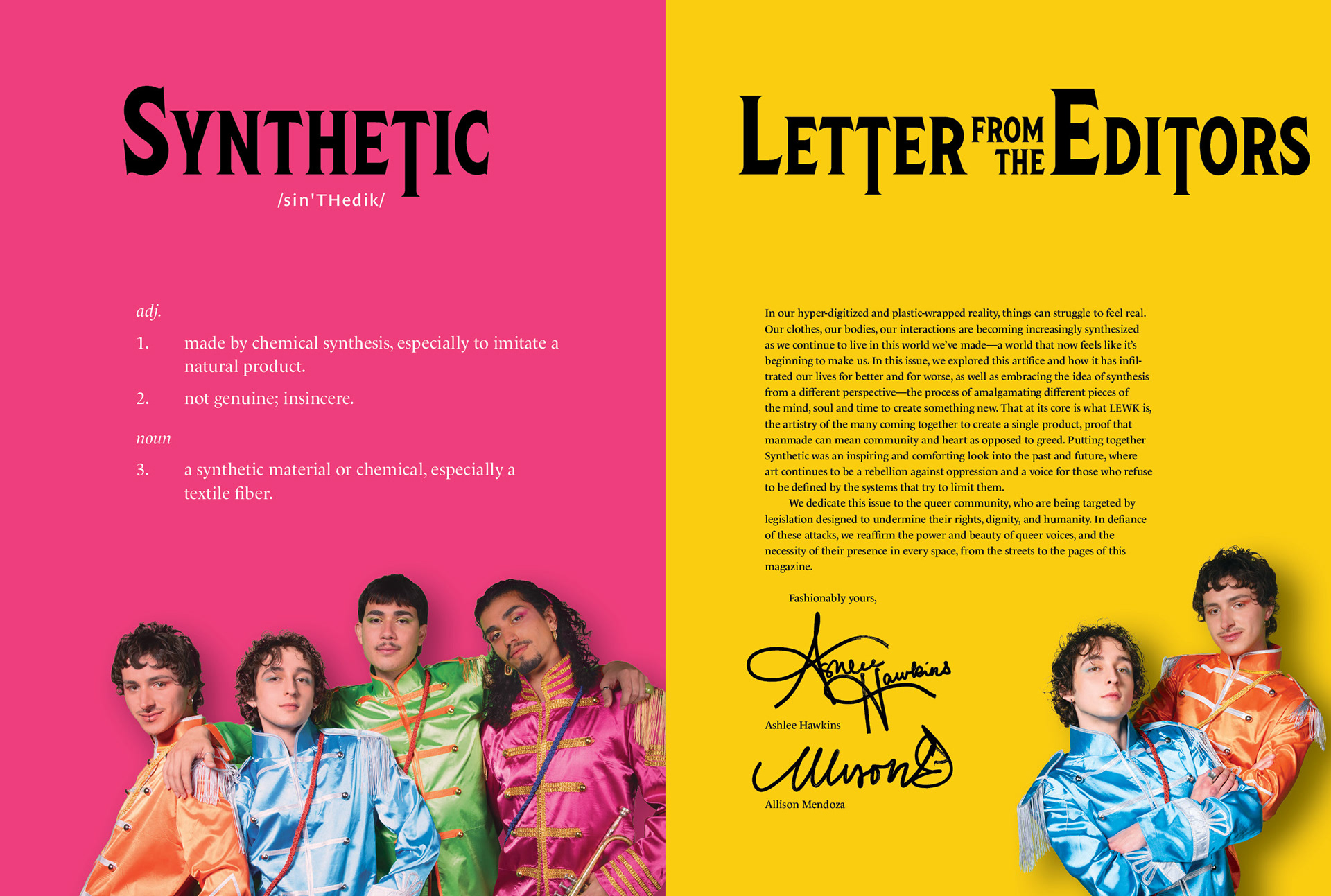 The Beatles: Definition and Letter from the Editors