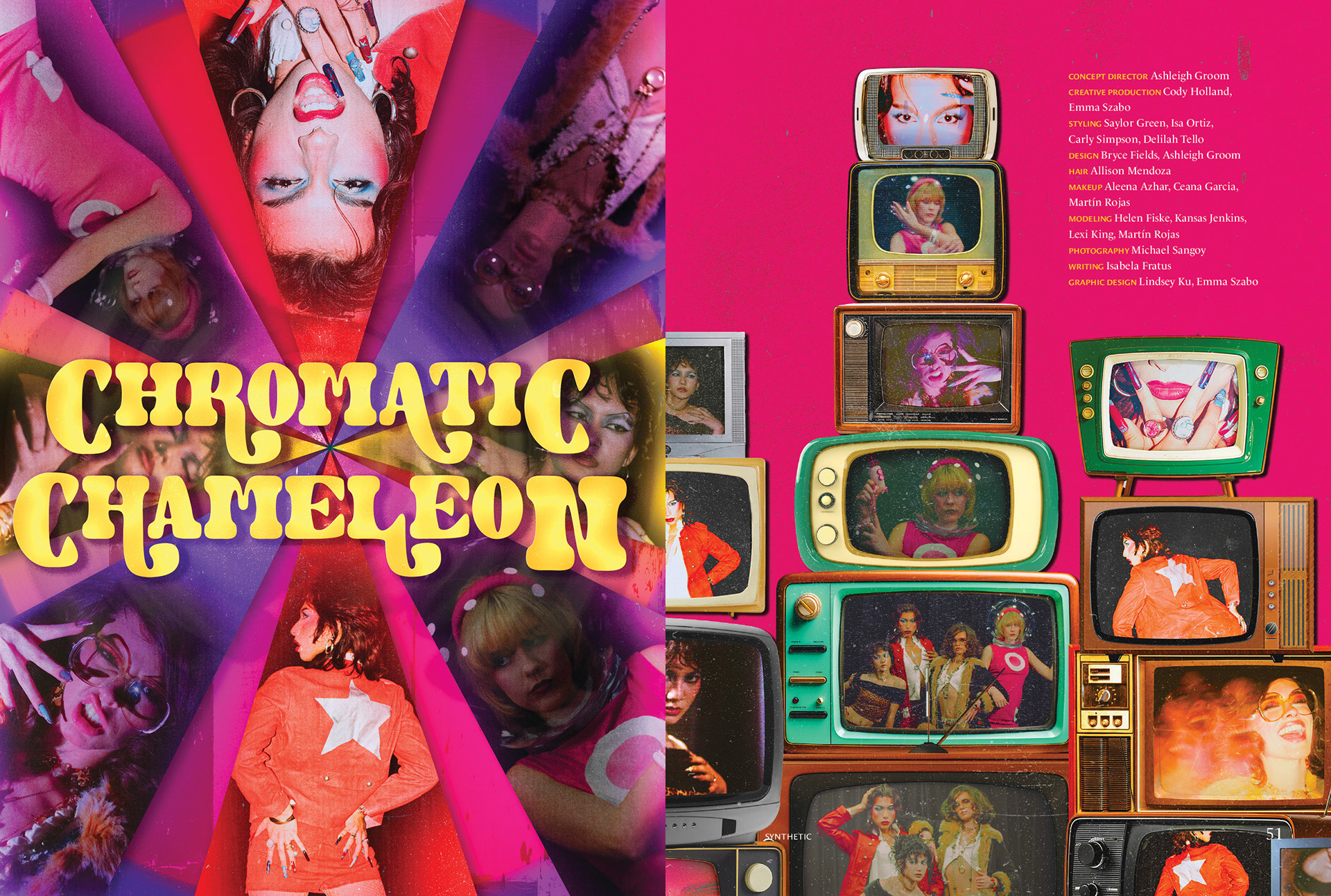 Chromatic Chameleon: Title Spread