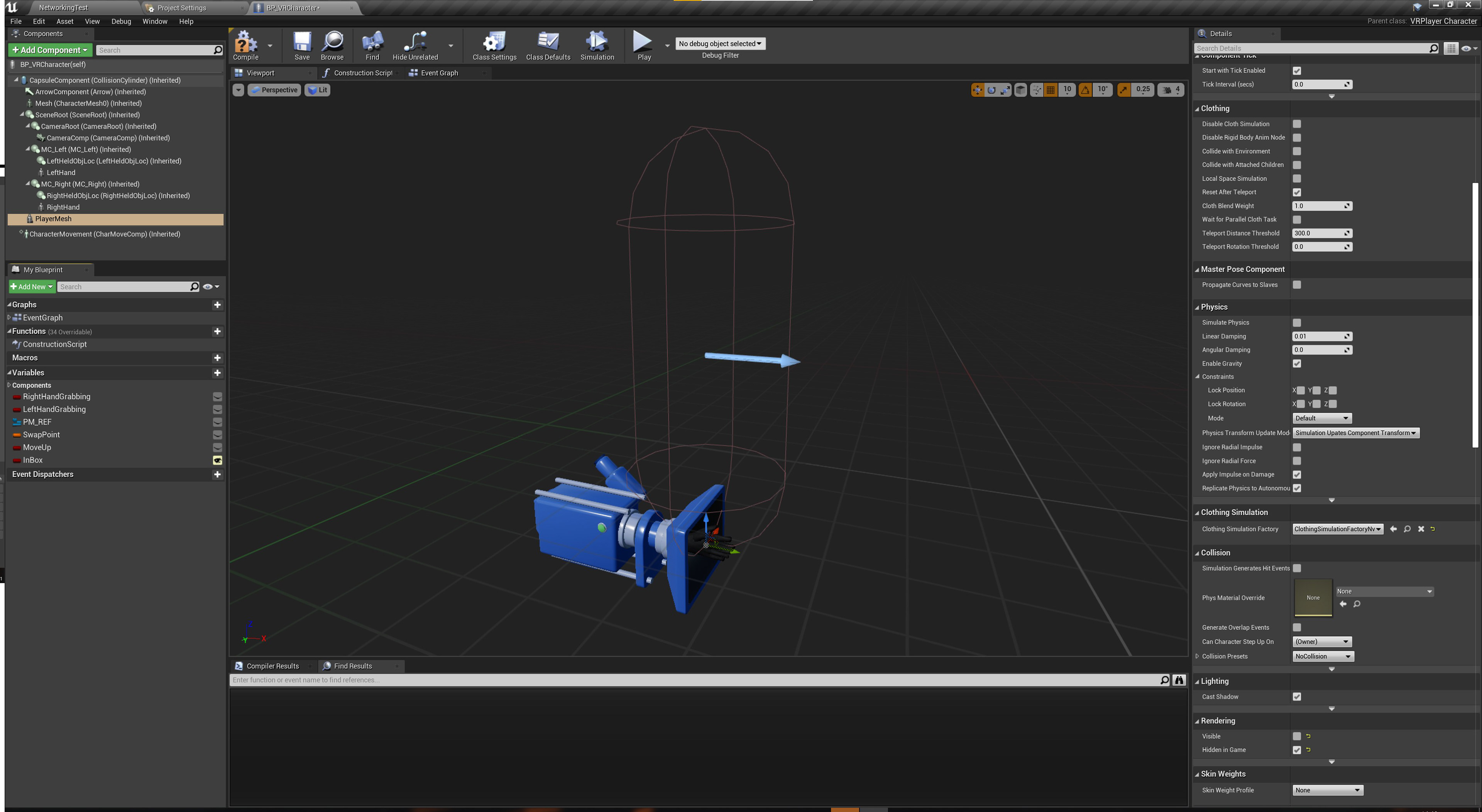 VR Character in Unreal Engine