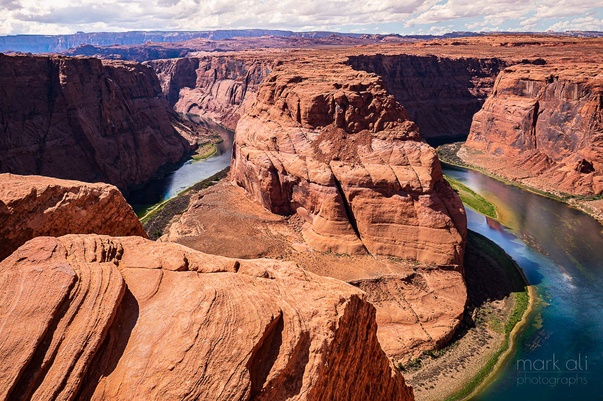 Horseshoe Bend, in Arizona, where the Colorado River makes a sharp turn