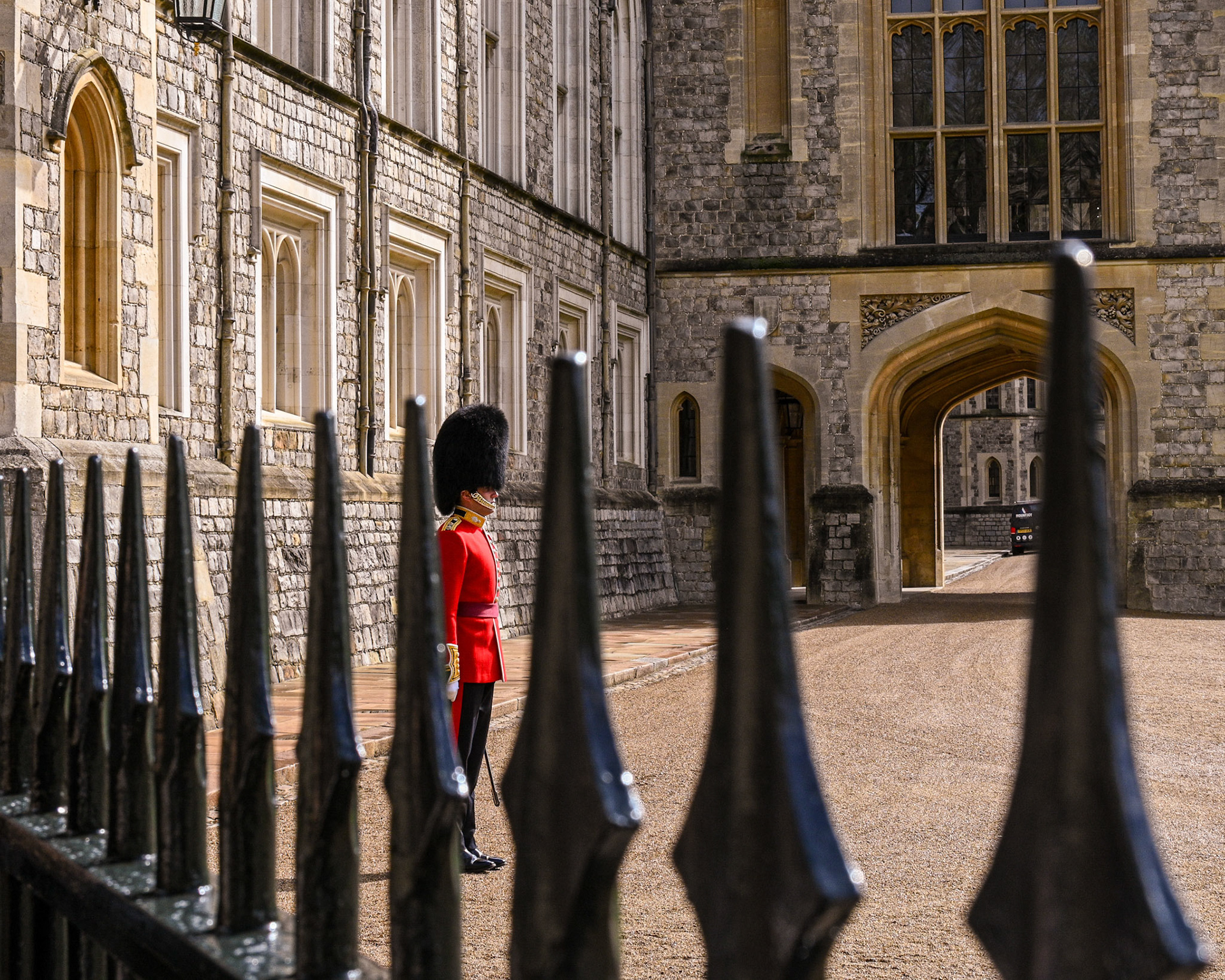 A guard at Windsor Castle