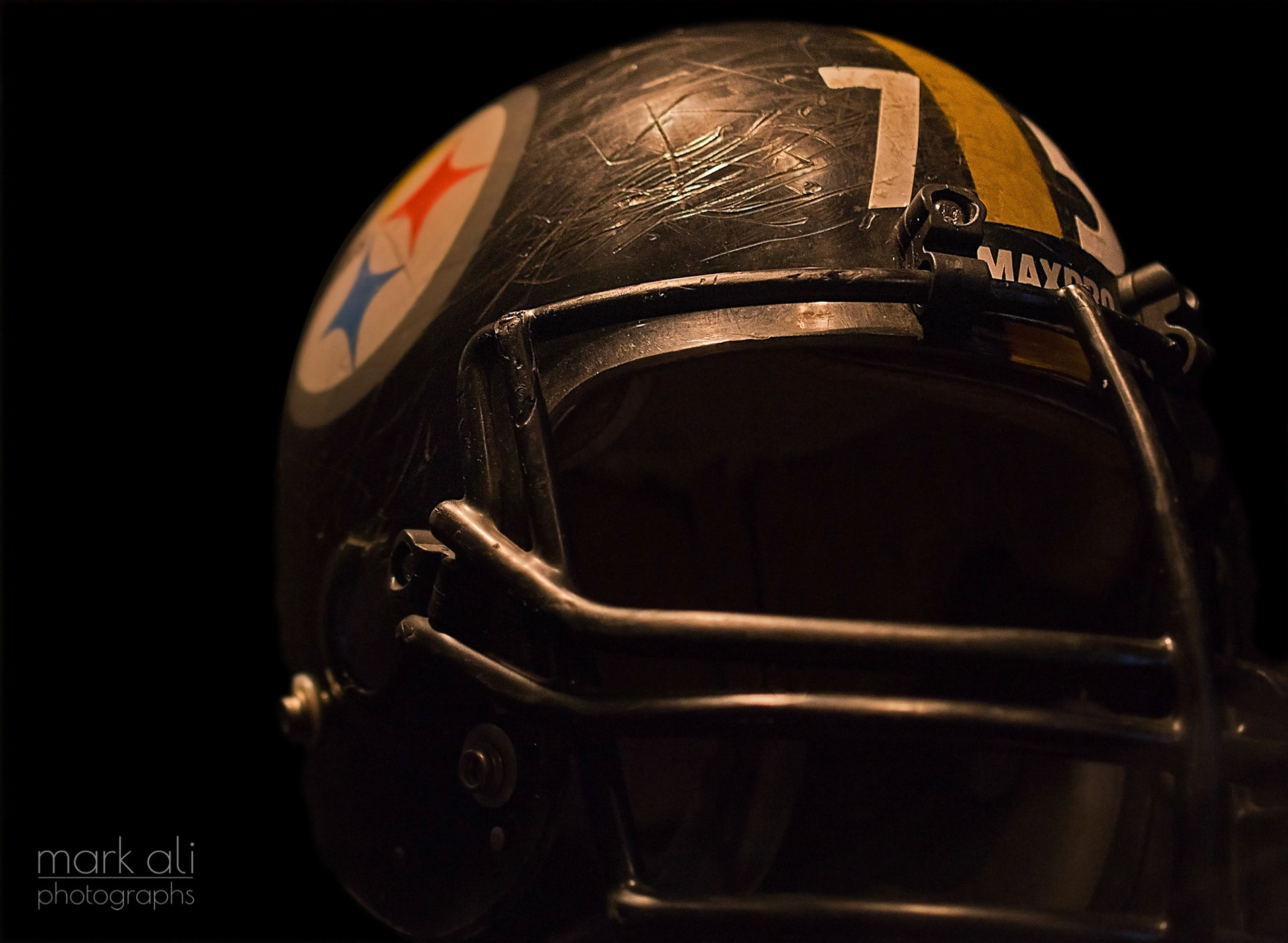 "Mean Joe's Helmet"