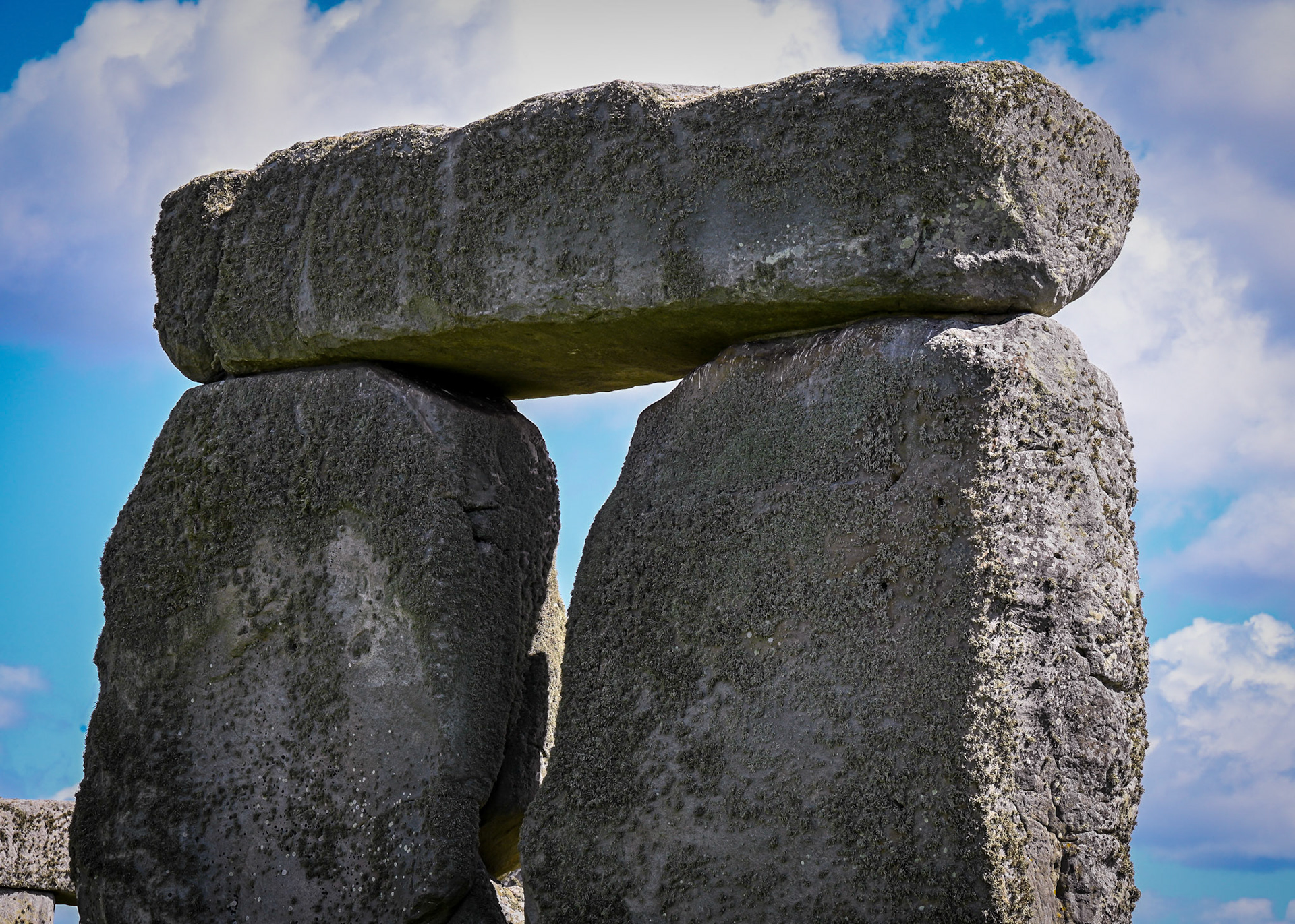 A stone lintel at Stonehenge.