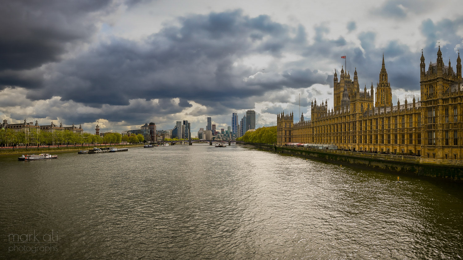 "Storm Clouds Over the Thames"