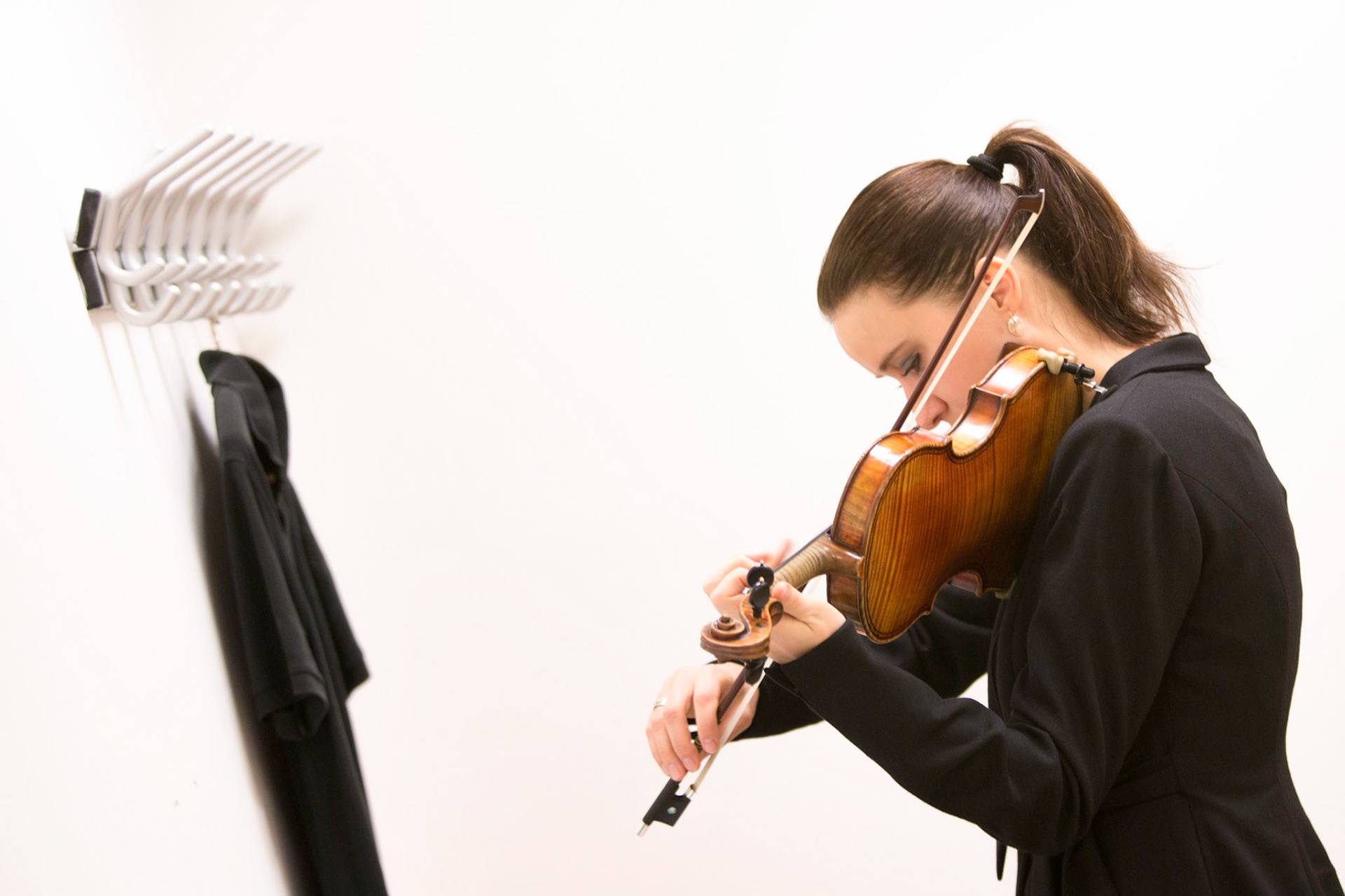 … wenn sich Künstler zurückziehen (bei einer Veranstaltung der Wiener Philharmoniker).
